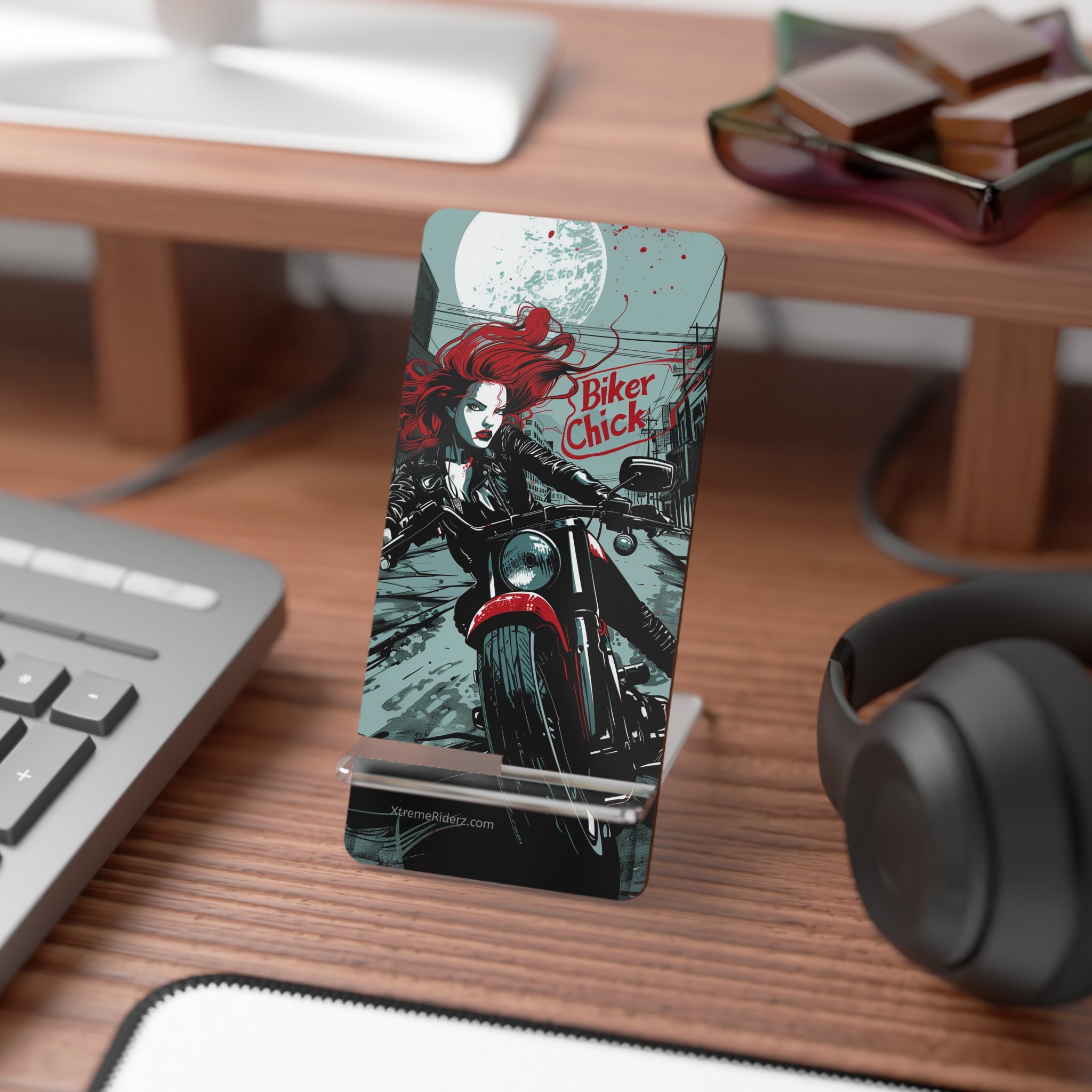 Biker Chick-Xtreme Riderz Mobile Display Stand for Smartphones