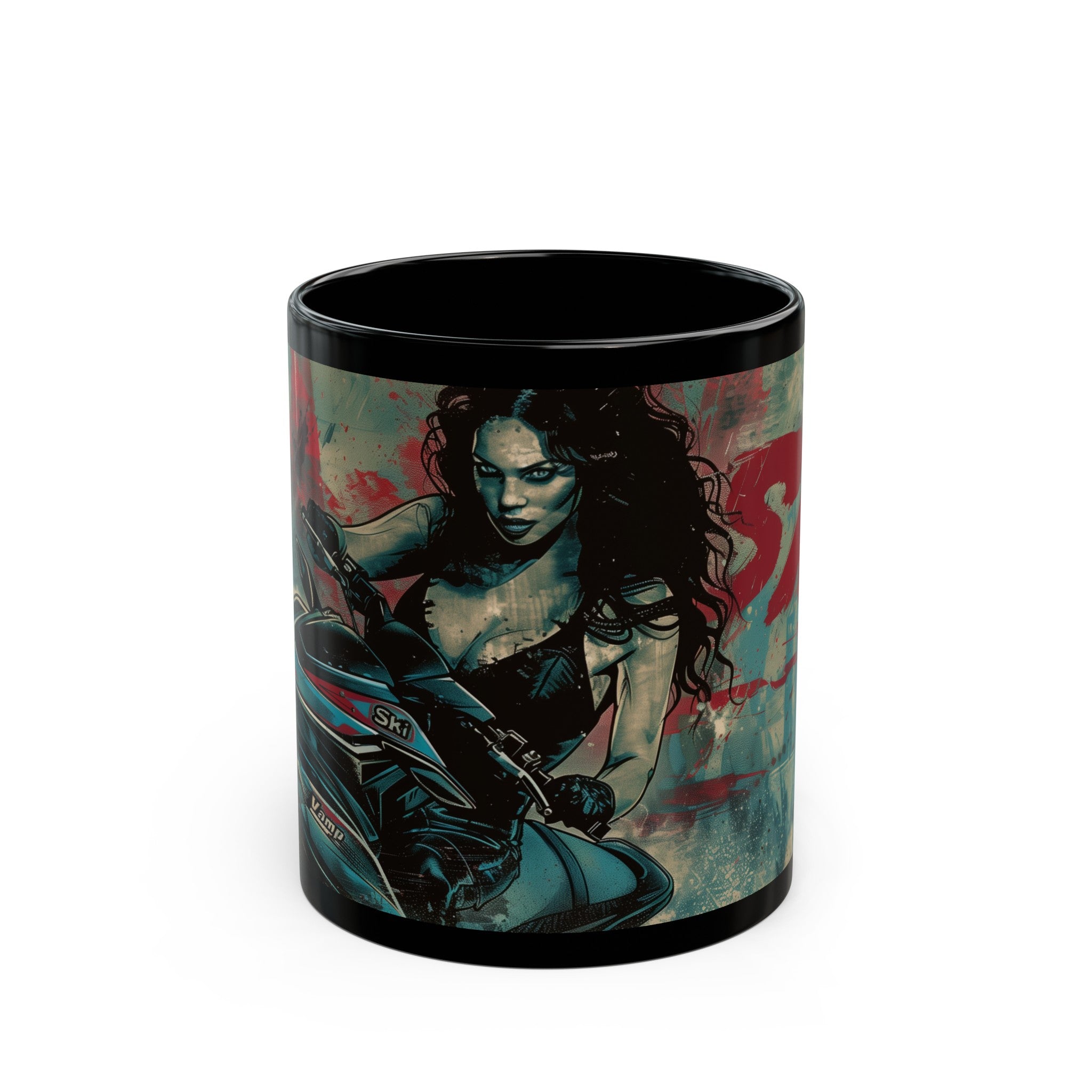 Ski Vamp Xtreme Riderz Black Mug (11oz, 15oz)
