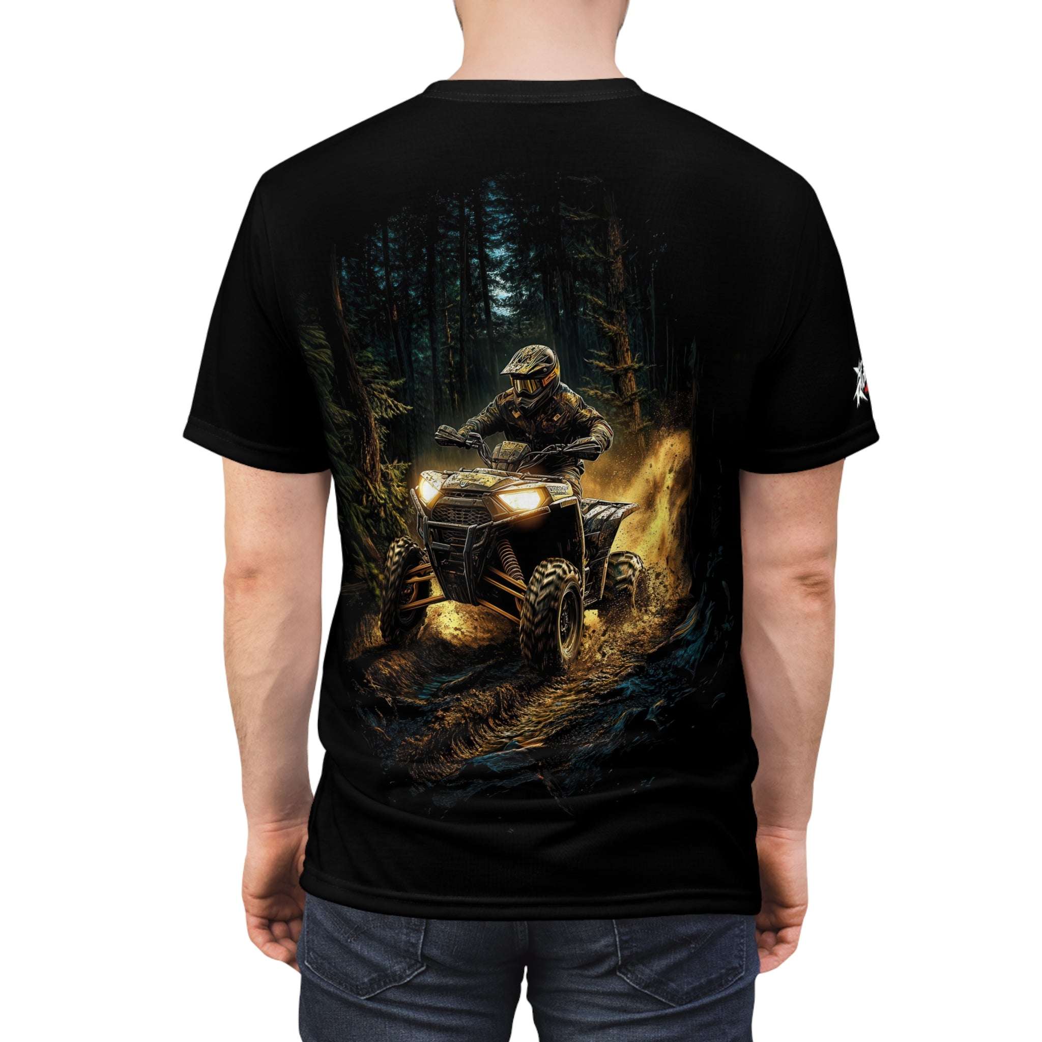 Last Run ATV -shirt, ATV, ATV riding down the trail
