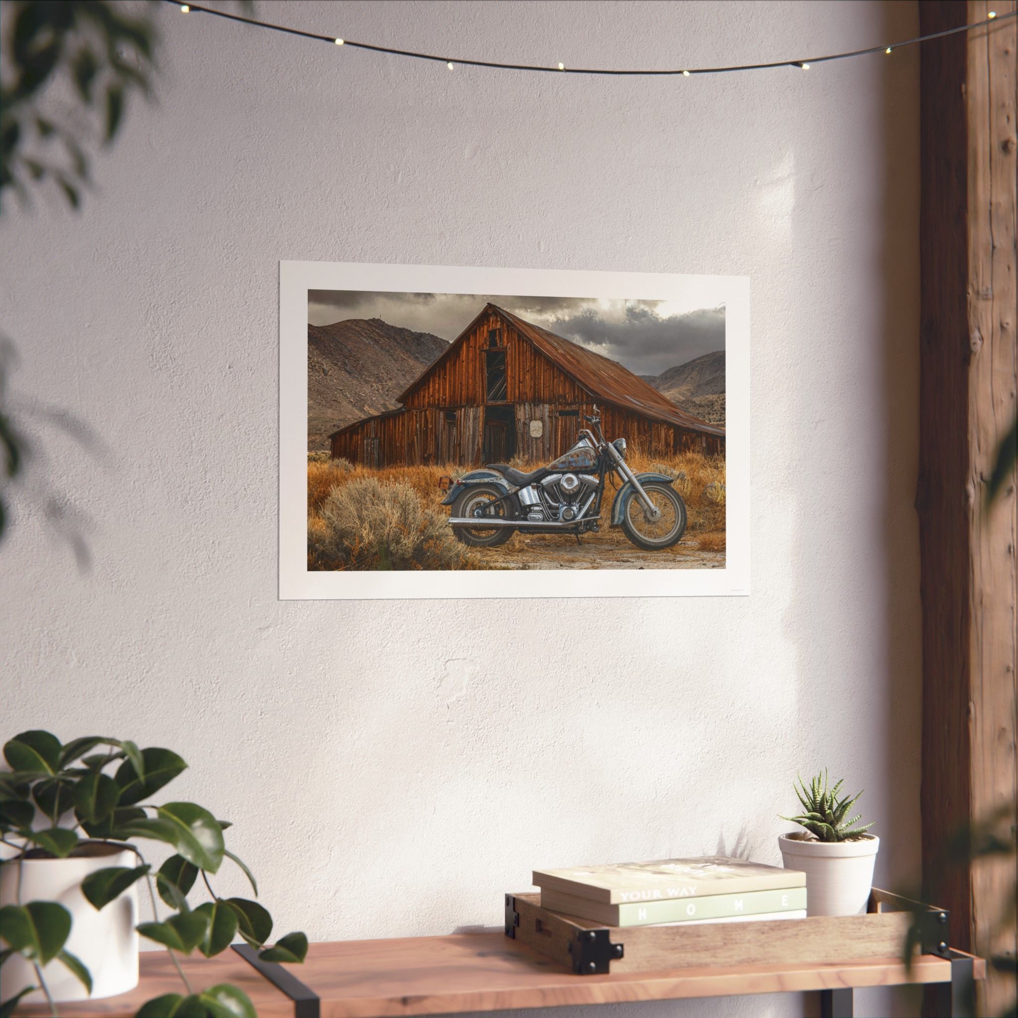 End of the Road - Motorcycle - Gallery Print Poster - DC0278