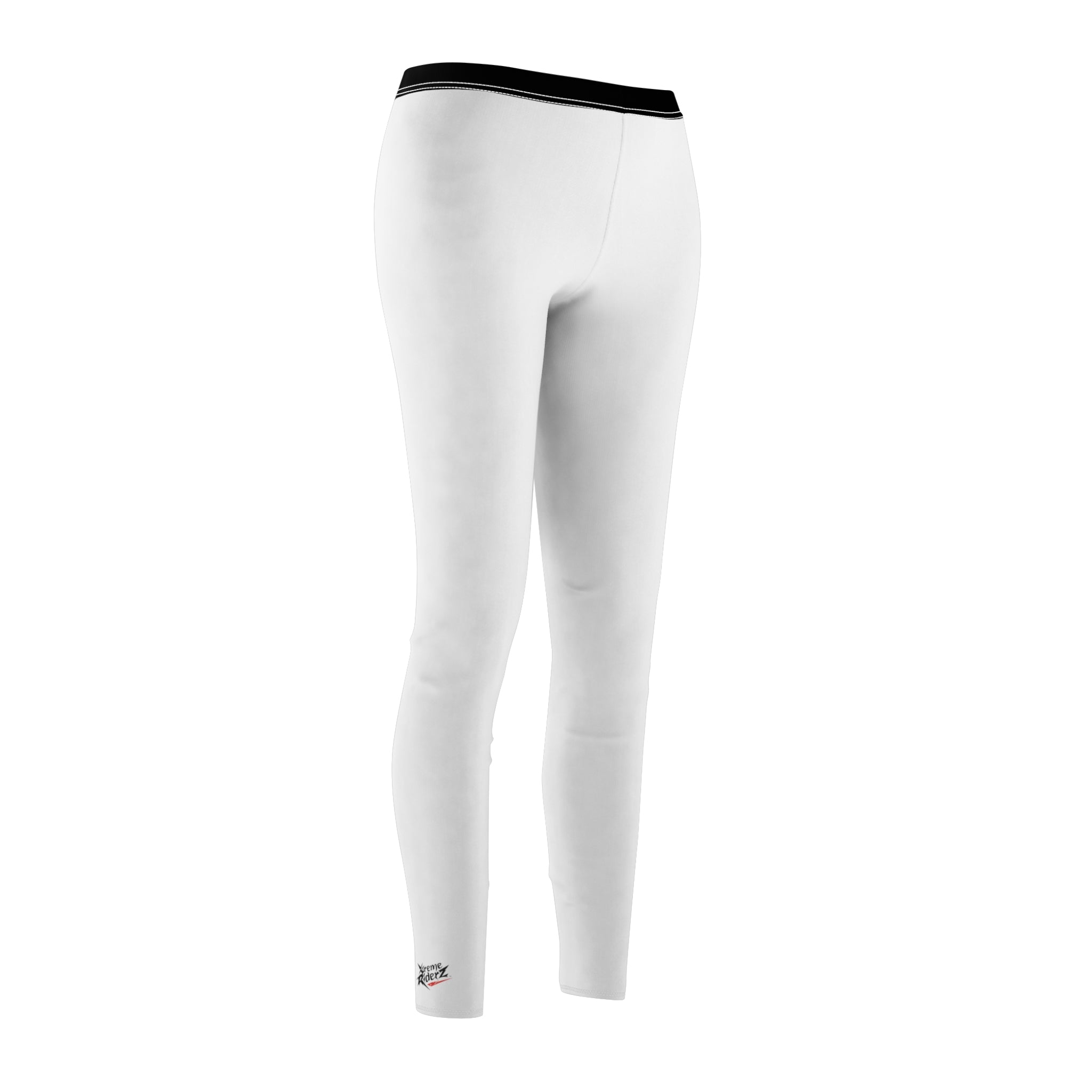 White Women's Casual Leggings- Xtreme Riderz