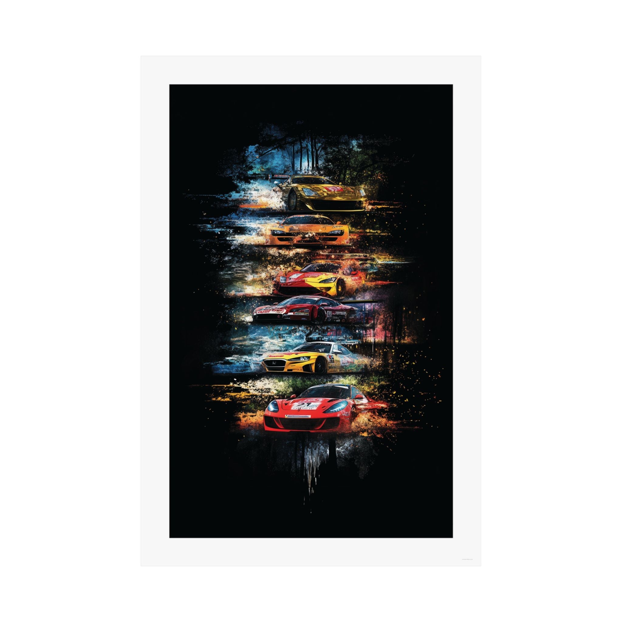 Exotic Lineup -  Auto - Gallery Print Poster - DC0215