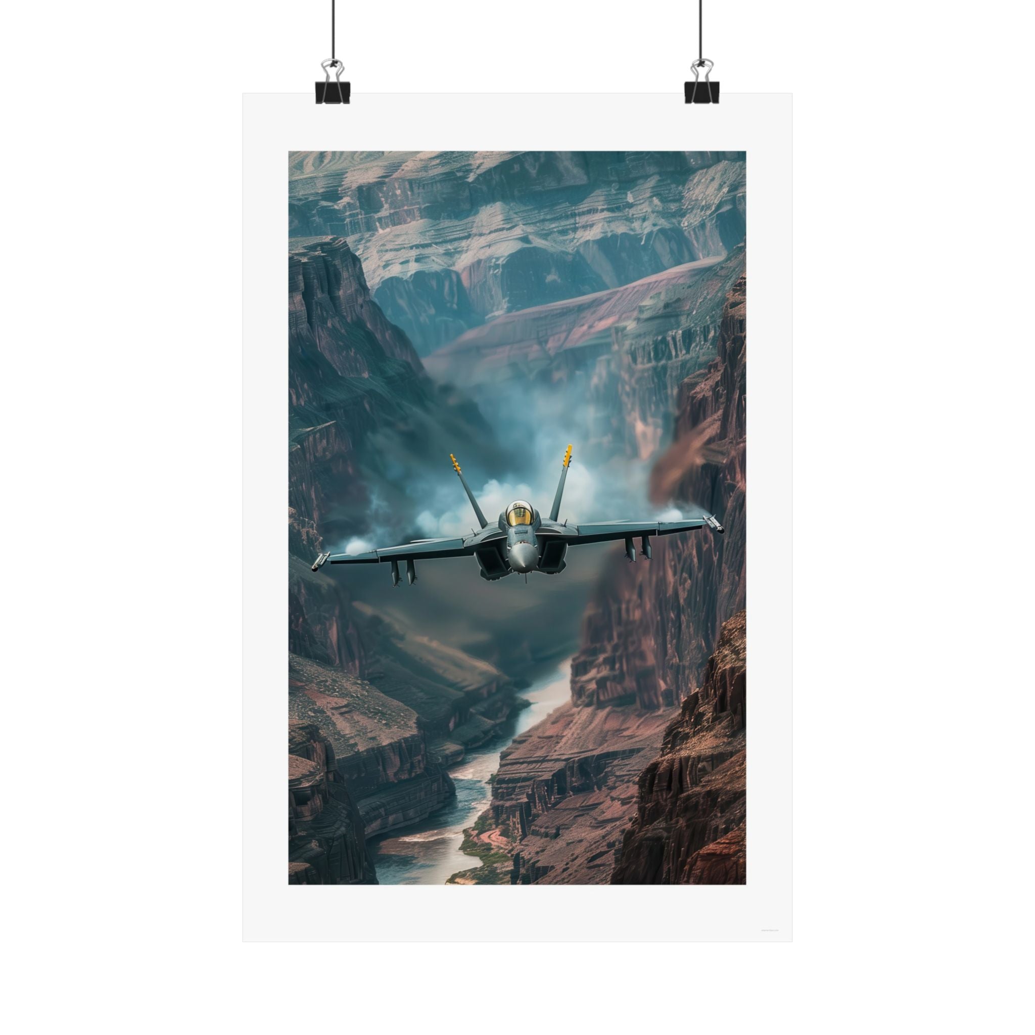 Grand Canyon Jet - Aviation - Gallery Print Poster - DC0148