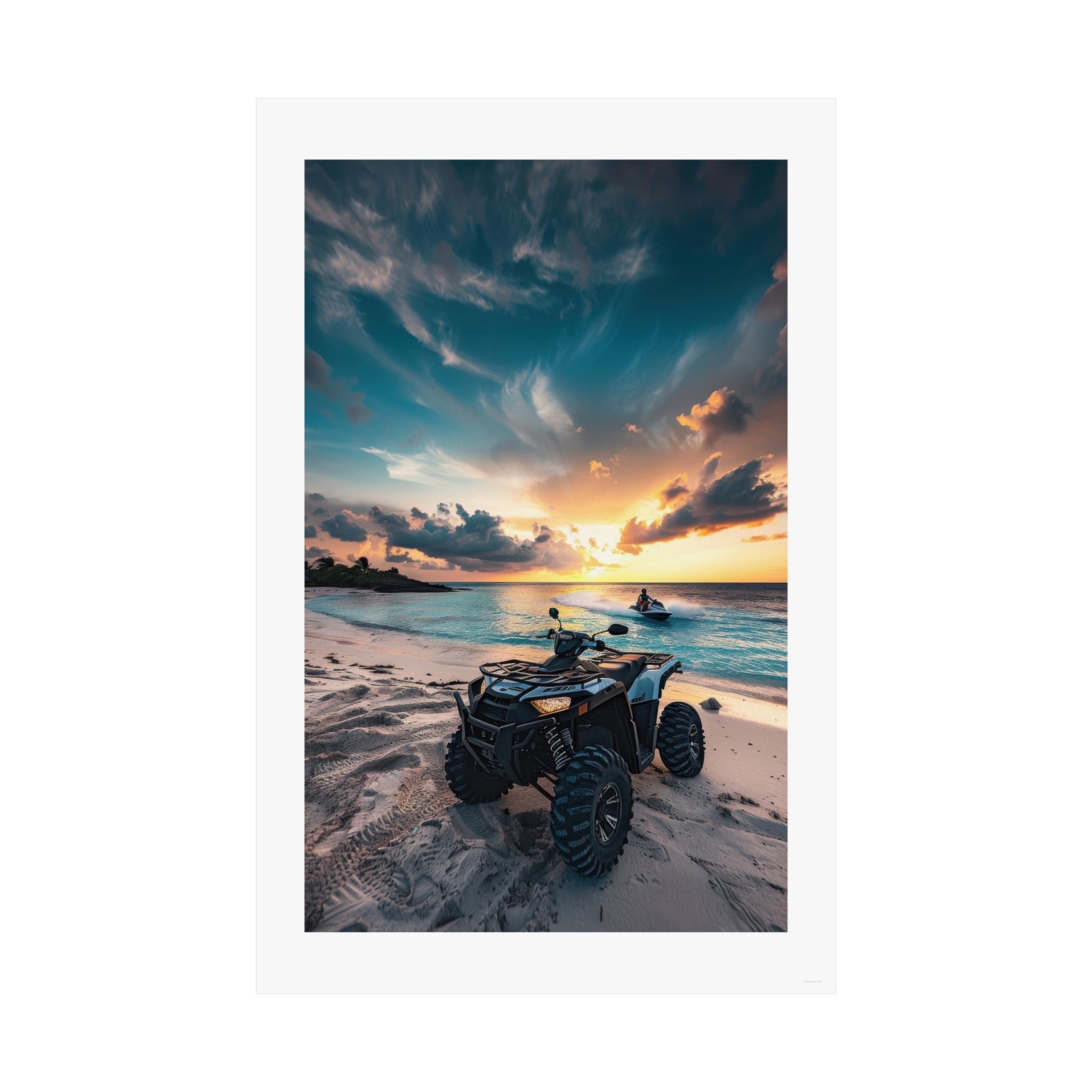 Cooling Off -  ATV/Watersports - Gallery Print Poster - DC0142