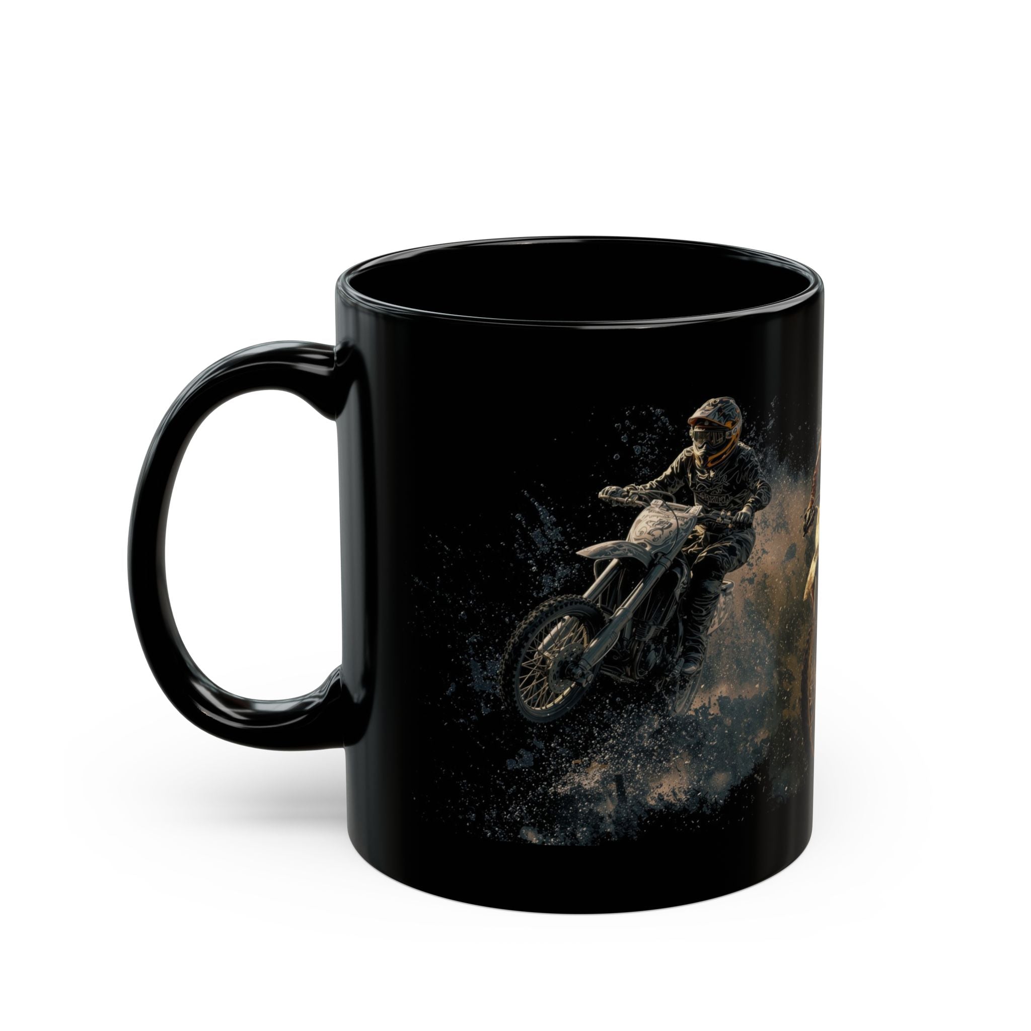 Motocross Mayhem Black Mug (11oz, 15oz) - Motorcycle - DC0298