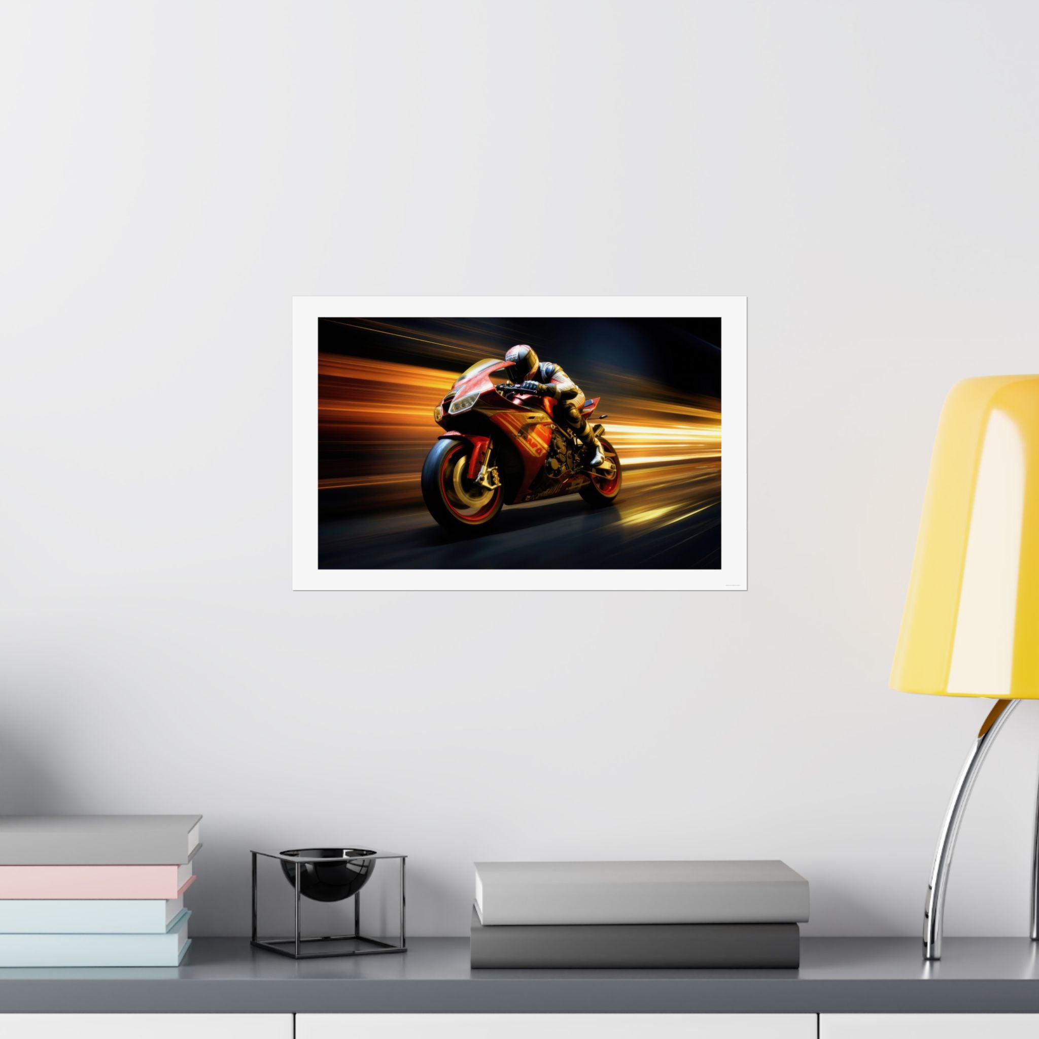 Accelerate - Motorcycle - Gallery Print Poster - DC0123