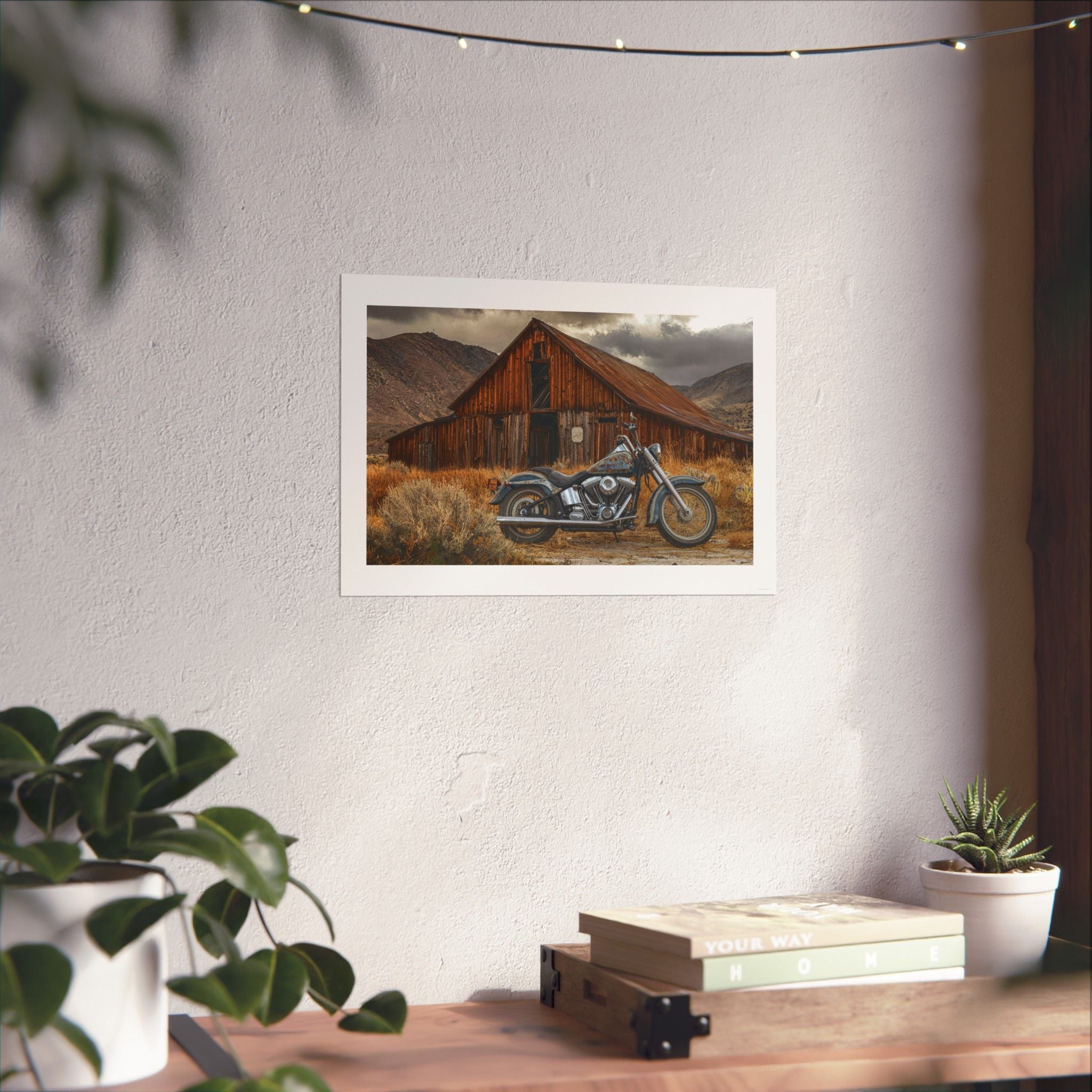 End of the Road - Motorcycle - Gallery Print Poster - DC0278
