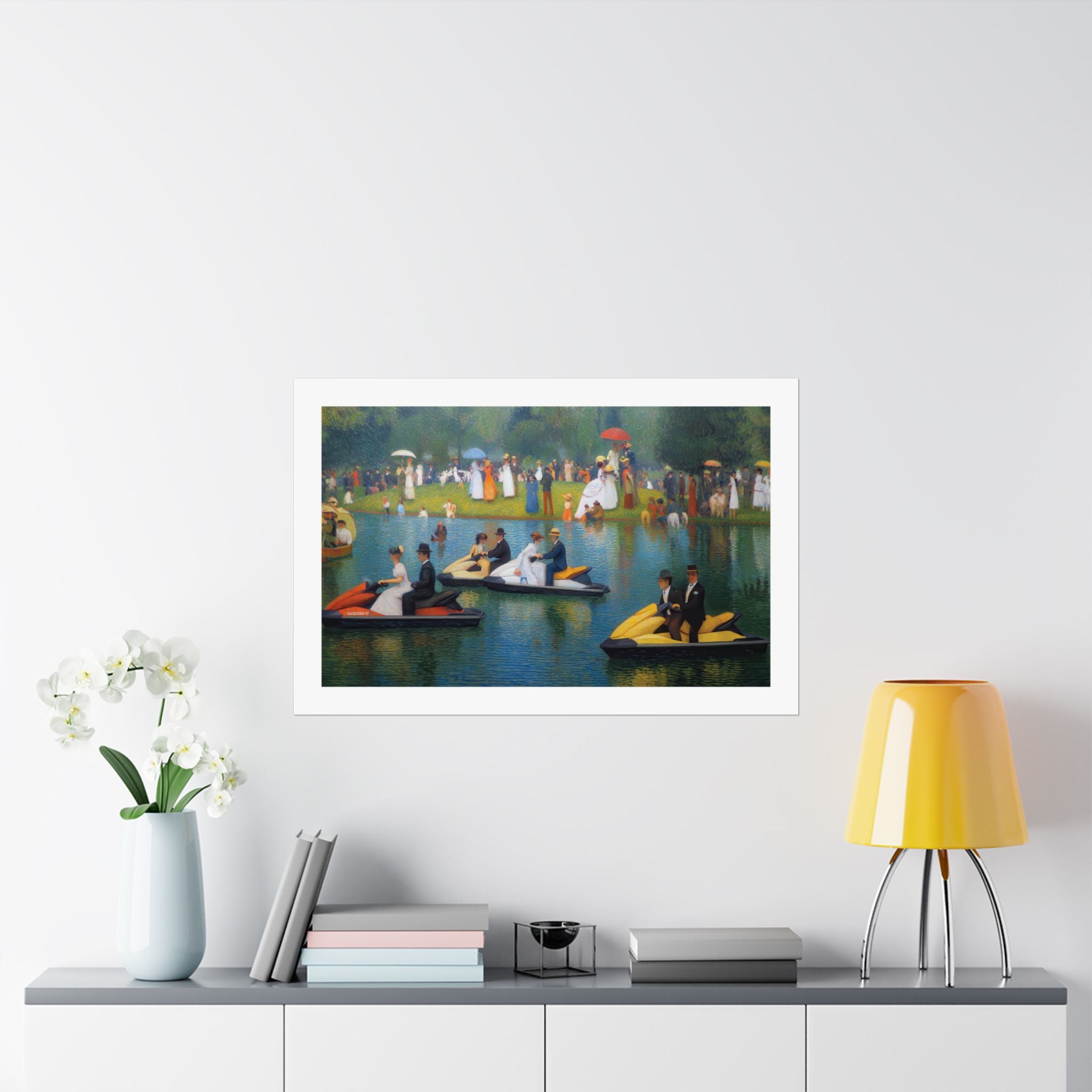 A Sunday Afternoon on the Island of La Grand - Seurat - Watersports - Gallery Print Poster - DC0258