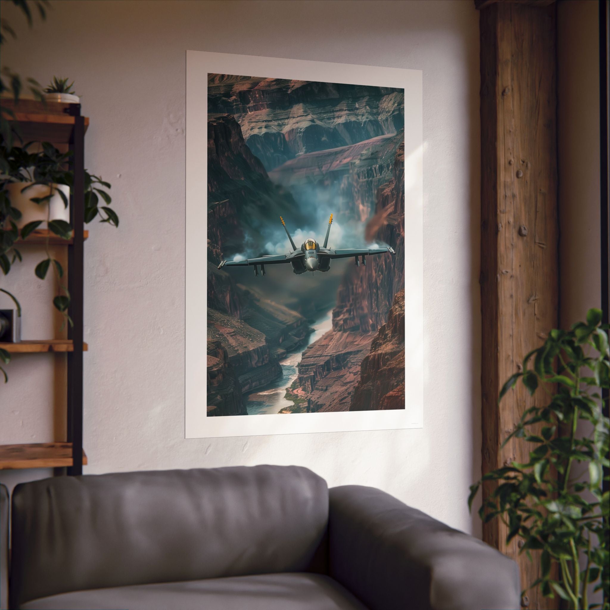 Grand Canyon Jet - Aviation - Gallery Print Poster - DC0148