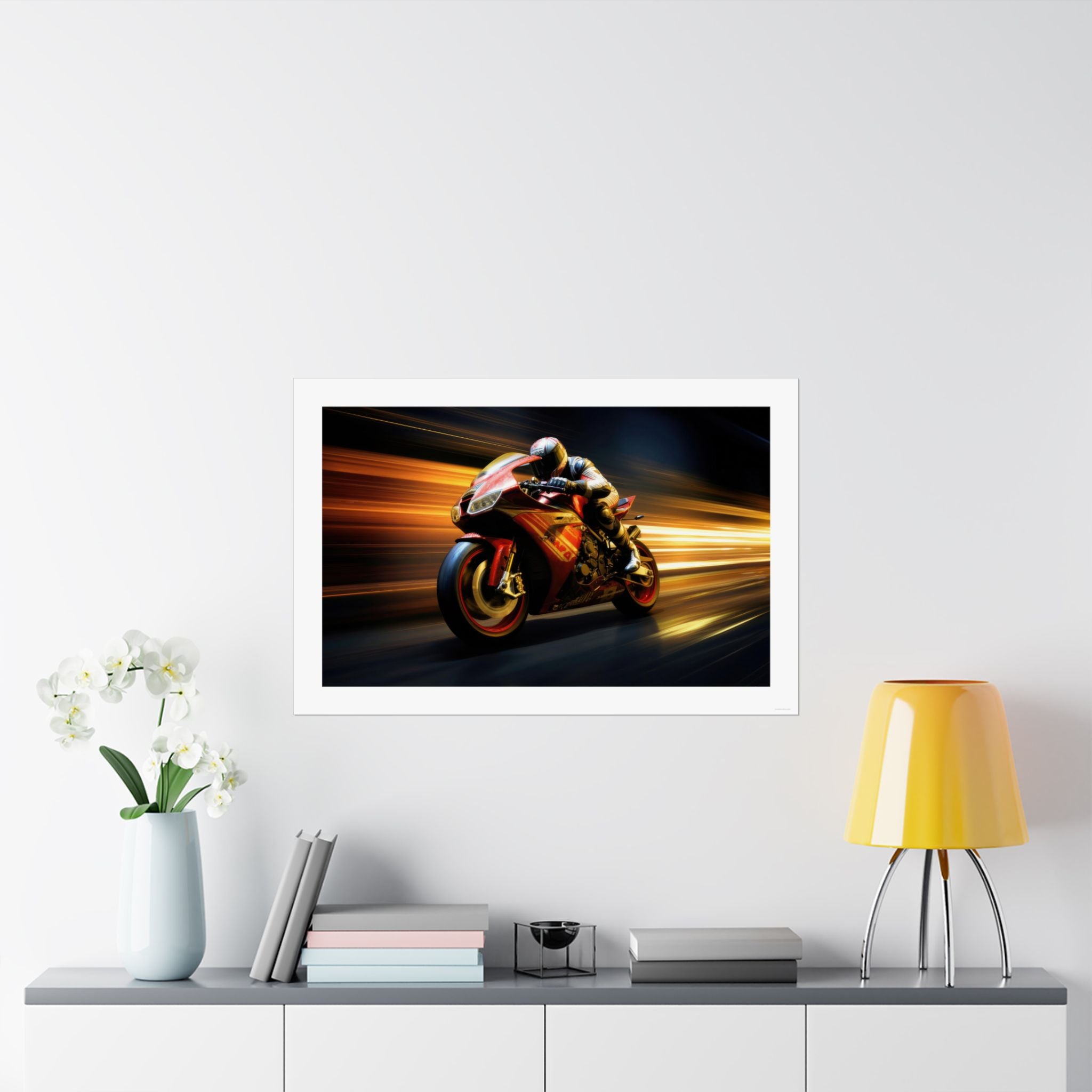 Accelerate - Motorcycle - Gallery Print Poster - DC0123