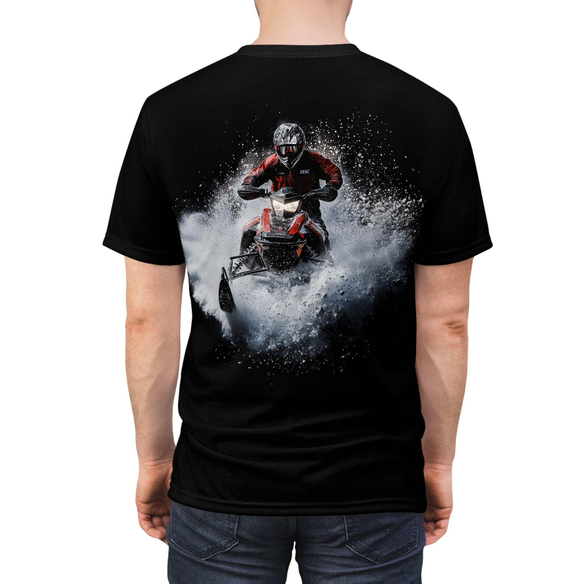 Snow Burst - Snowmobile - Men's Tee Shirt - DC0185