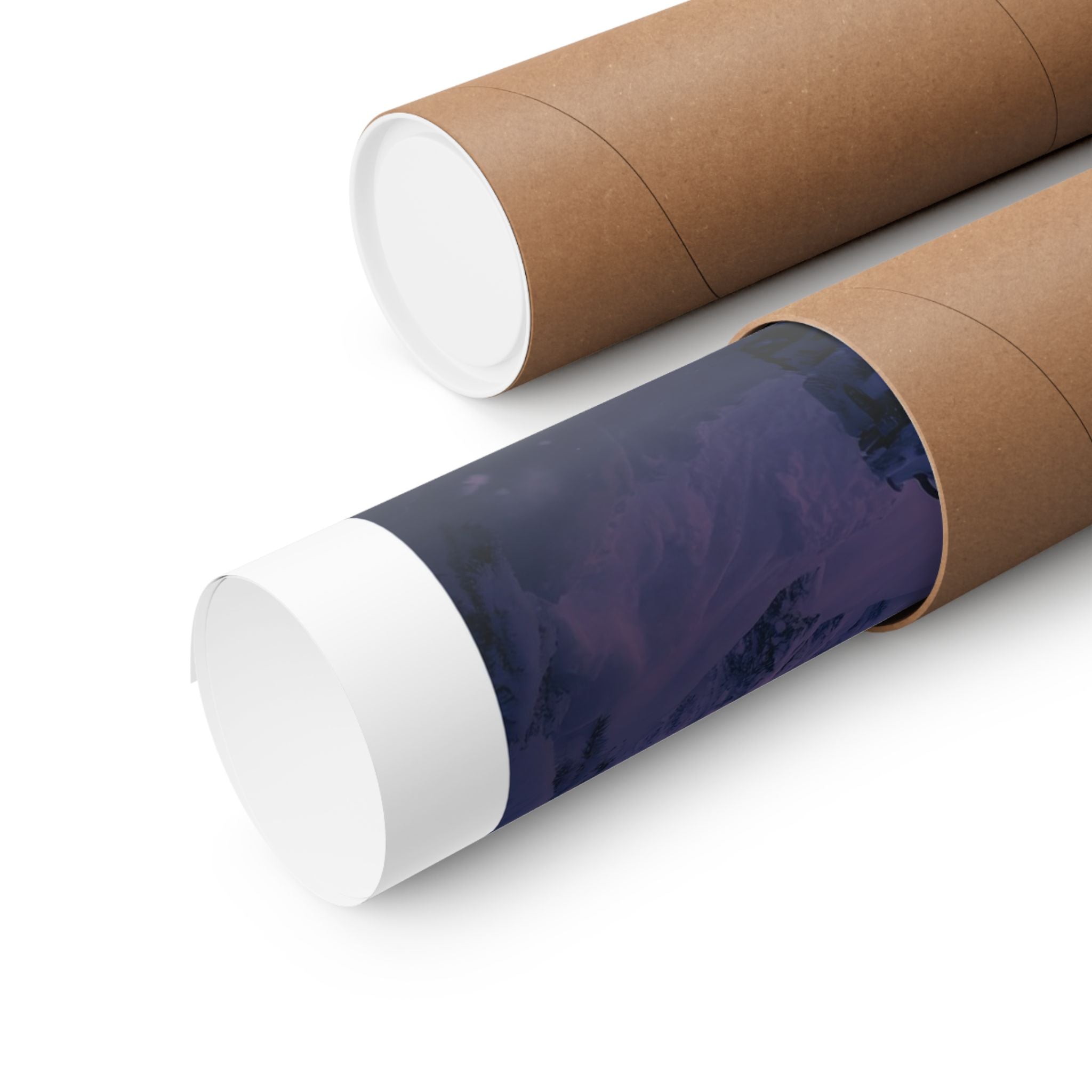 Winter Glow - Snowmobile - Gallery Print Poster - DC0194