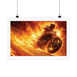 The Blessed Hell Ride - Motorcycle - Gallery Print Poster - DC0126