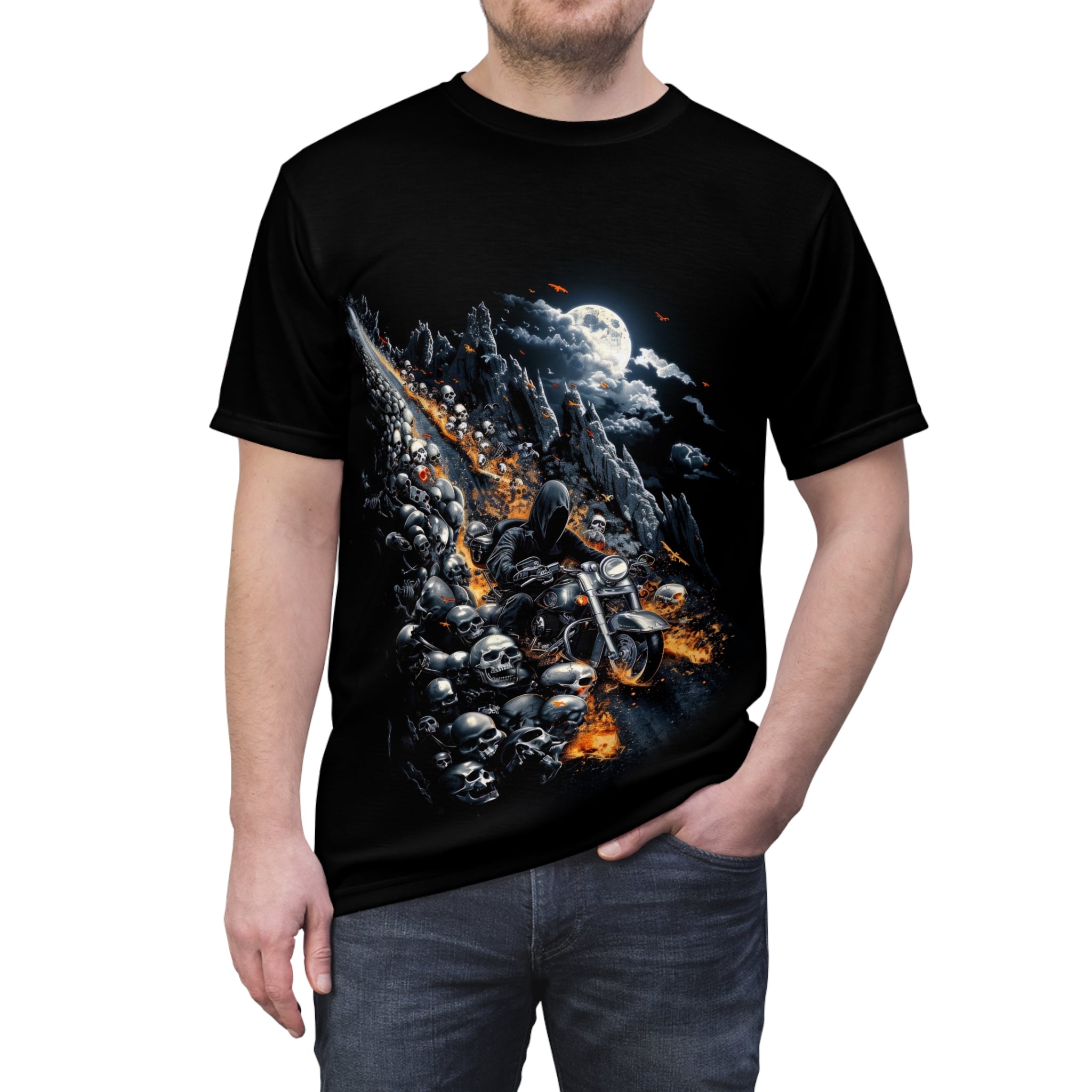 Coming Down Skull Mountain - Motorcycle - Men's Tee Shirt - DC0110