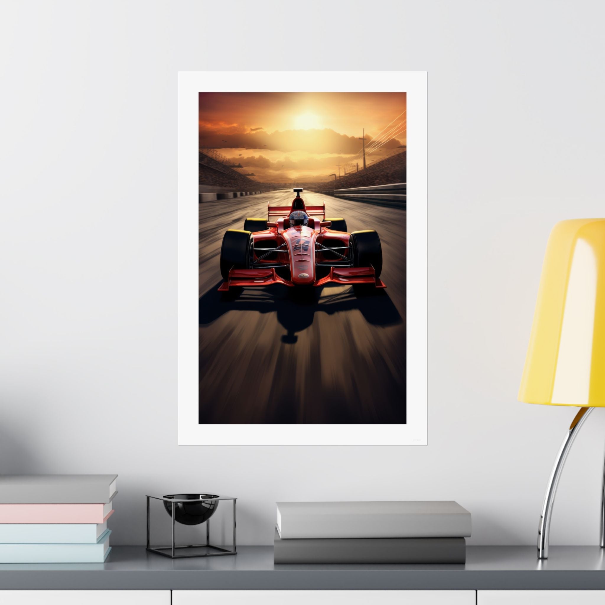 Full Front Formula Car - Auto - Gallery Print Poster - DC0140