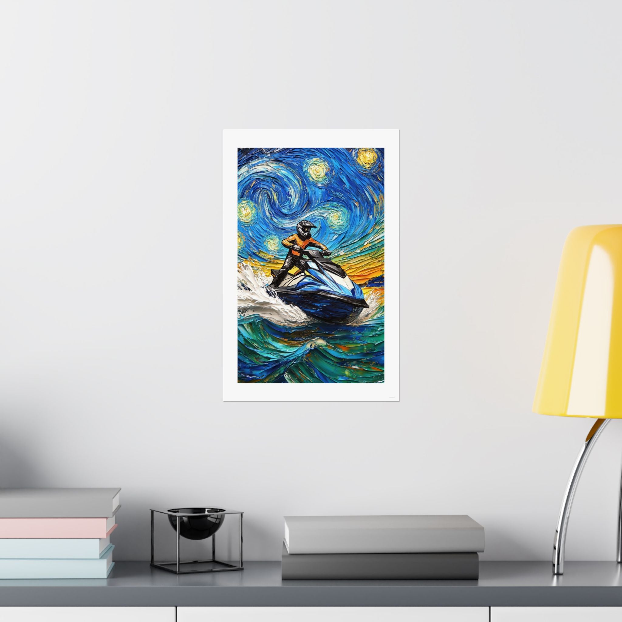 Starry Night - Vincent Van Gogh - Watersports - Gallery Print Poster - DC0261