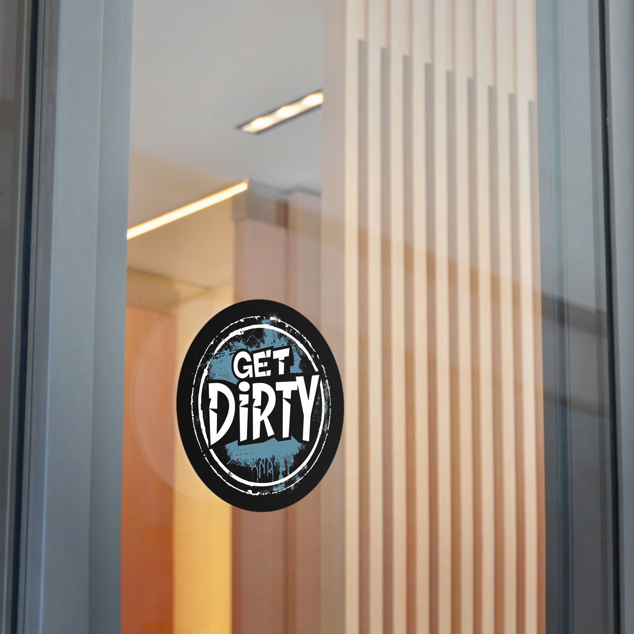 Get Dirty- Xtreme Riderz- Round Vinyl Stickers