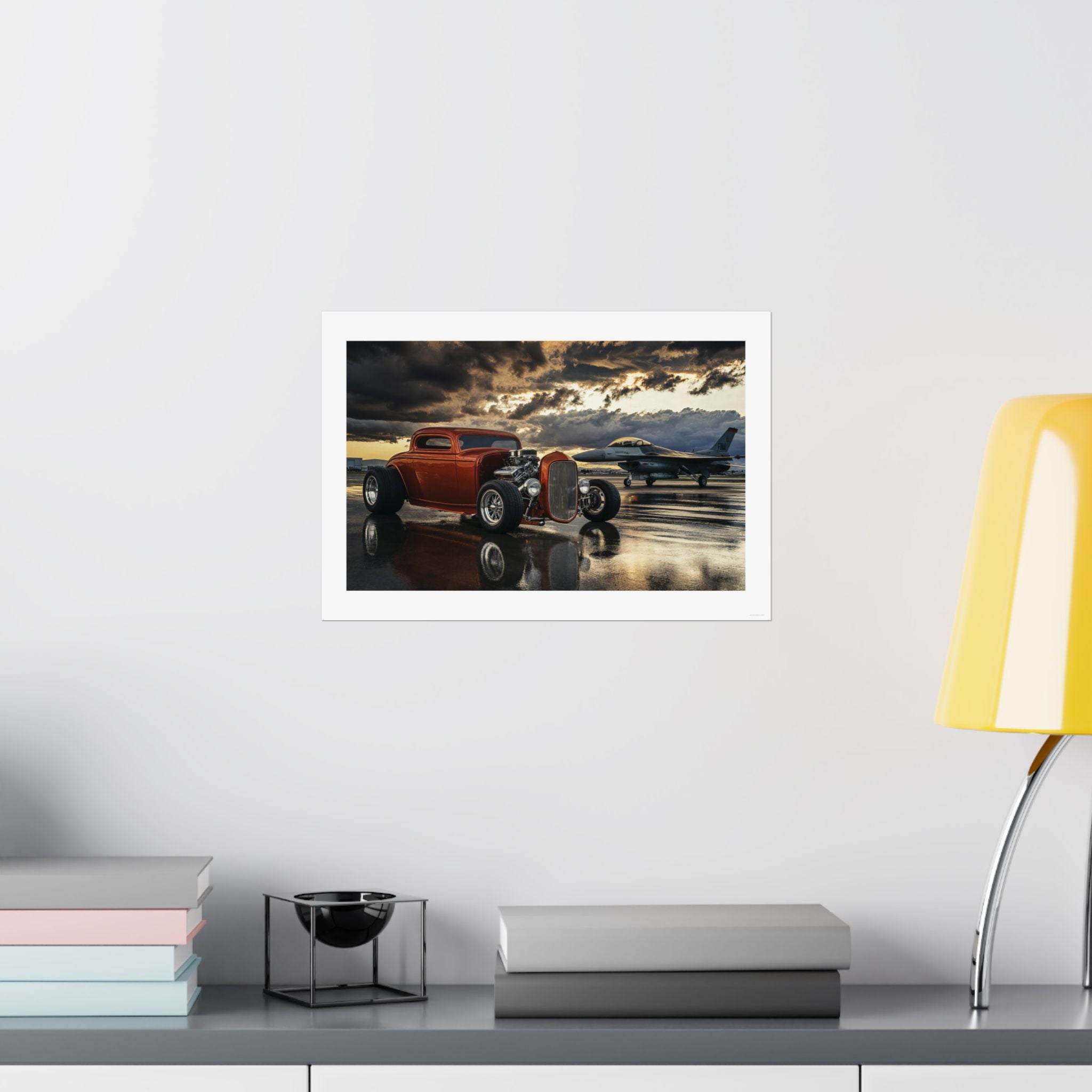 Wings & Wheels - Auto/Aviation - Gallery Print Poster - DC0184