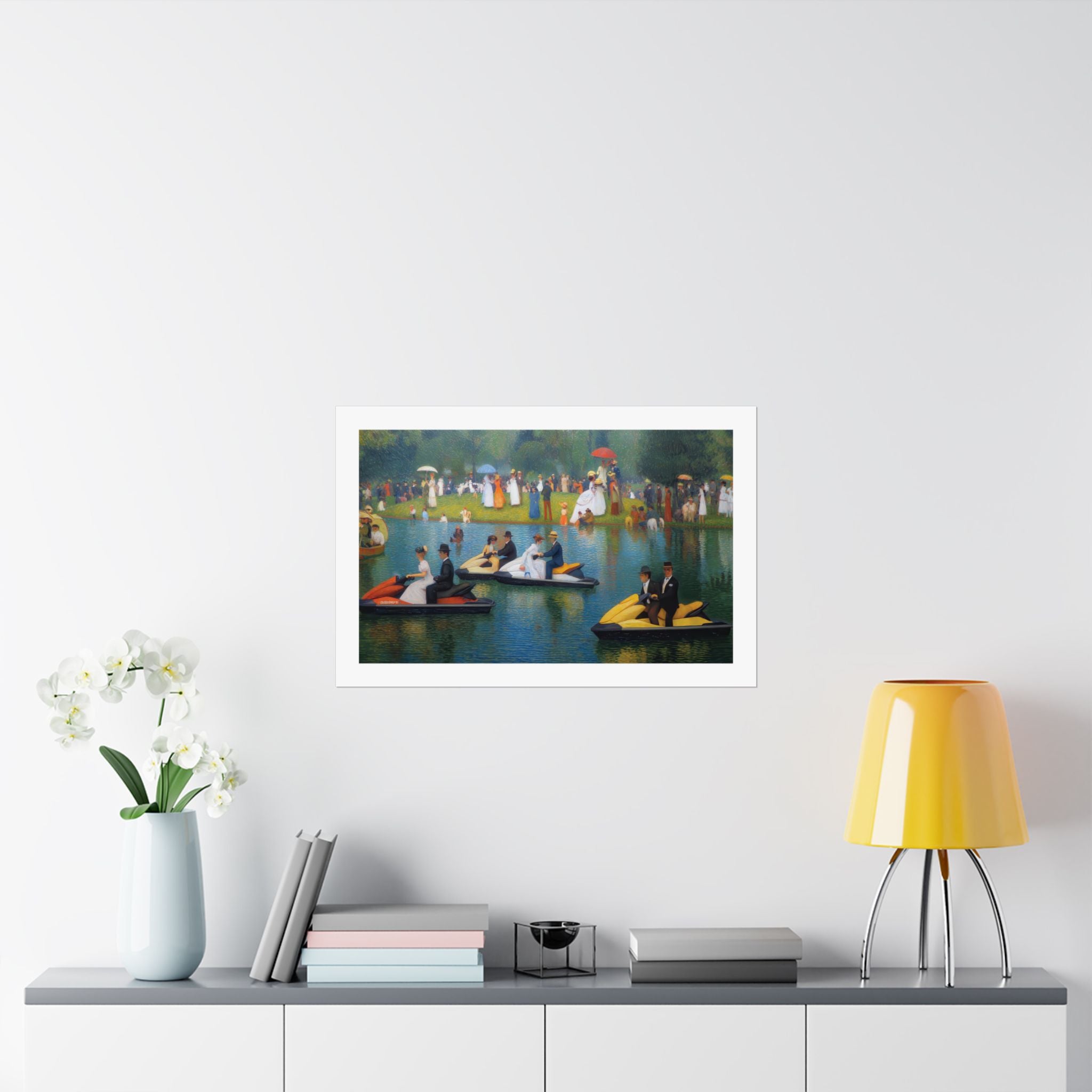 A Sunday Afternoon on the Island of La Grand - Seurat - Watersports - Gallery Print Poster - DC0258