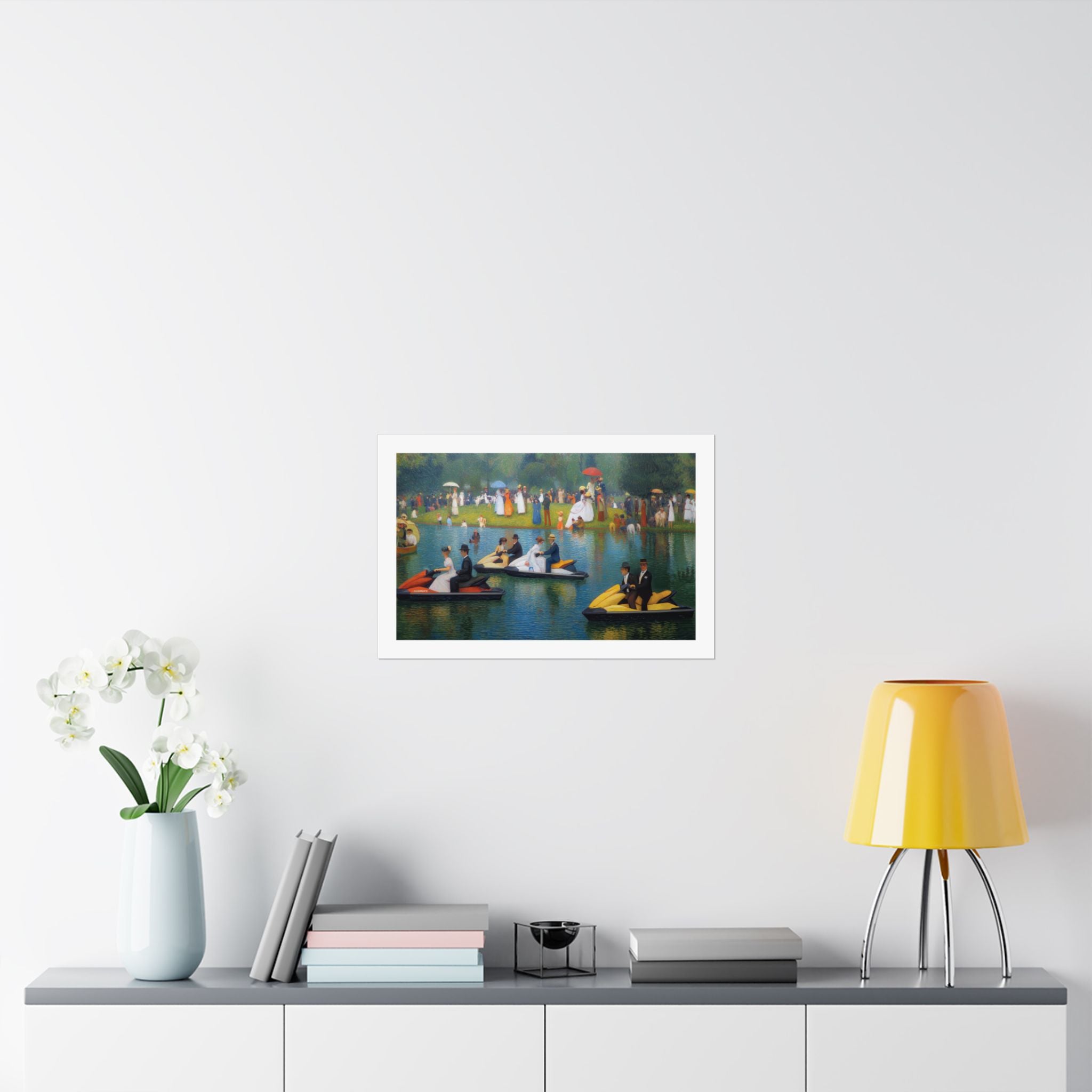 A Sunday Afternoon on the Island of La Grand - Seurat - Watersports - Gallery Print Poster - DC0258