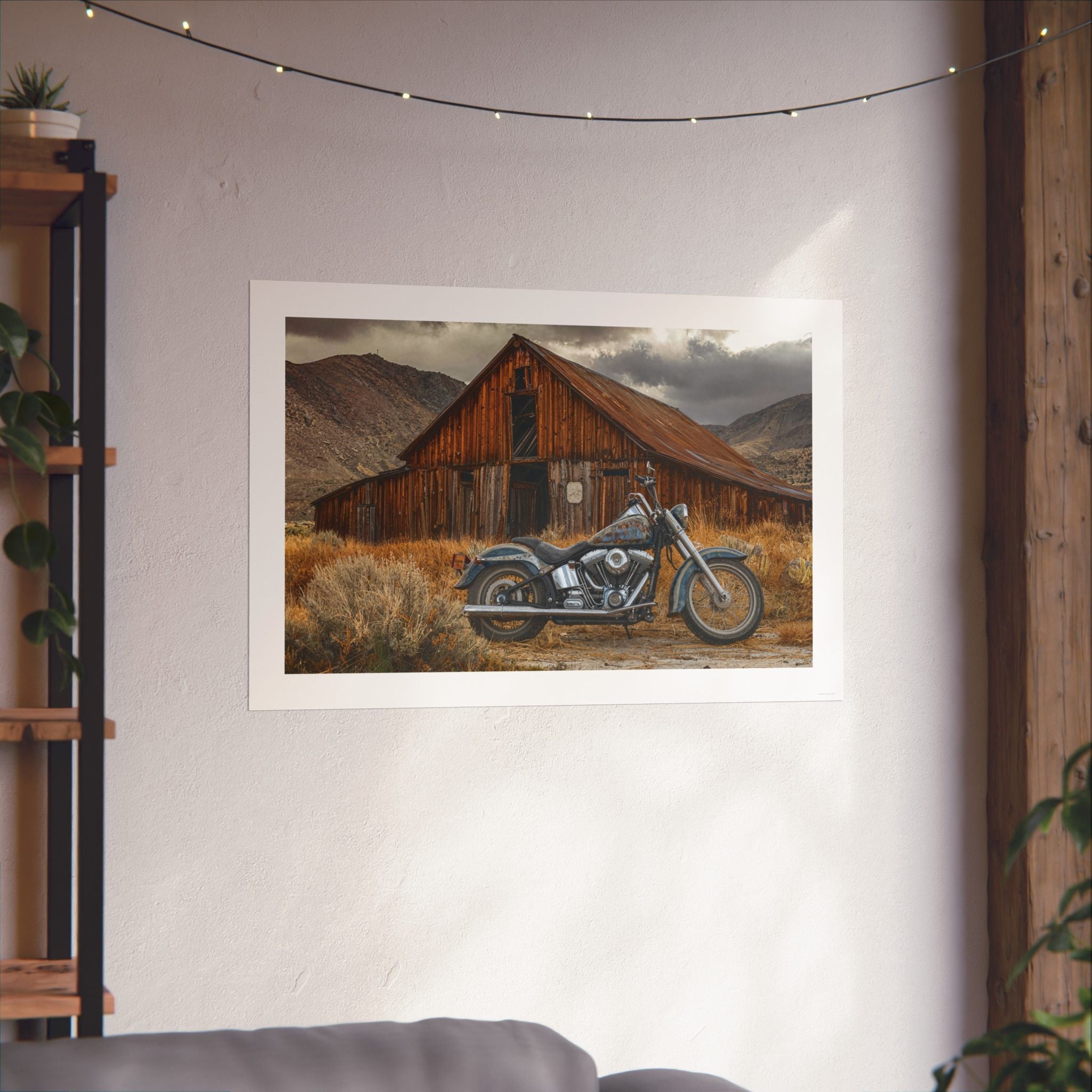 End of the Road - Motorcycle - Gallery Print Poster - DC0278