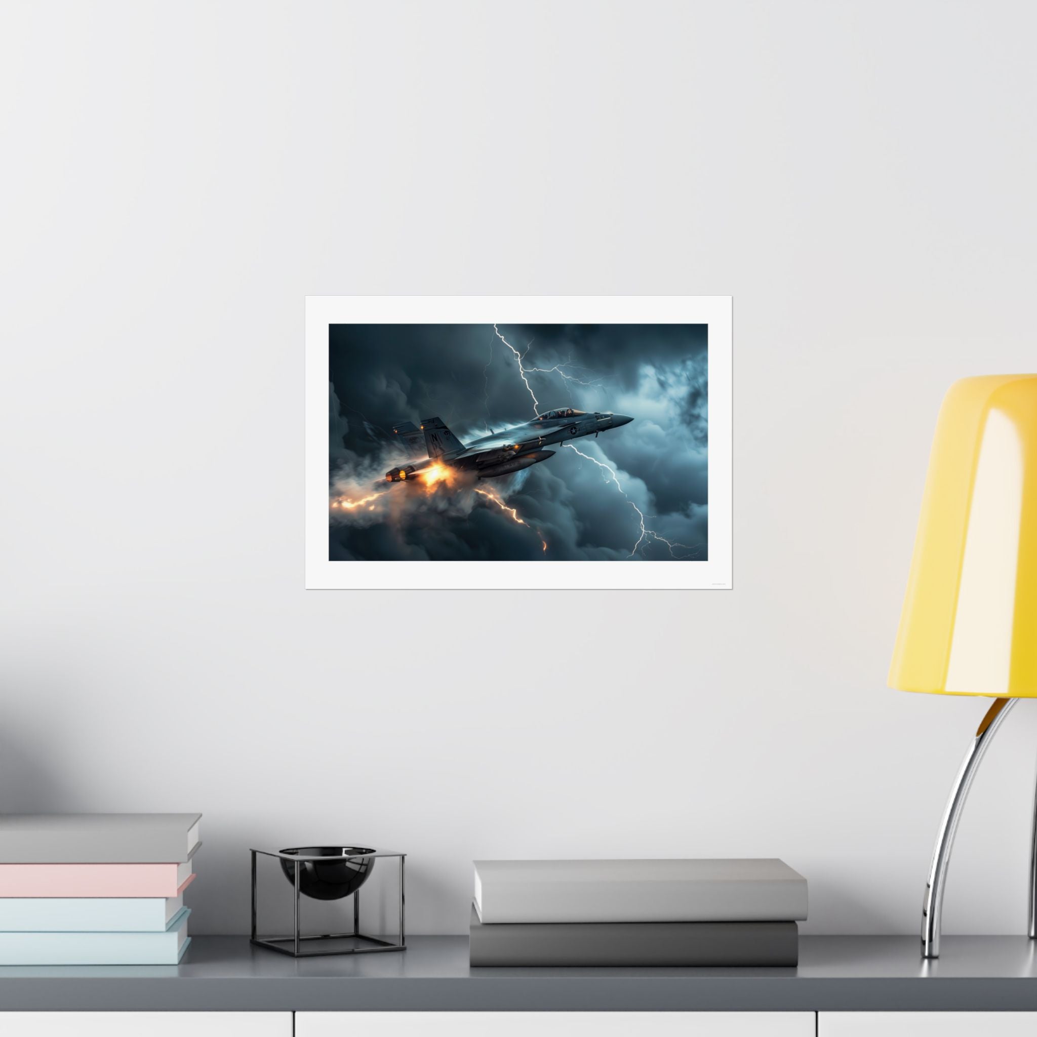 Lightning Strike - Aviation - Gallery Print Poster - DC0213