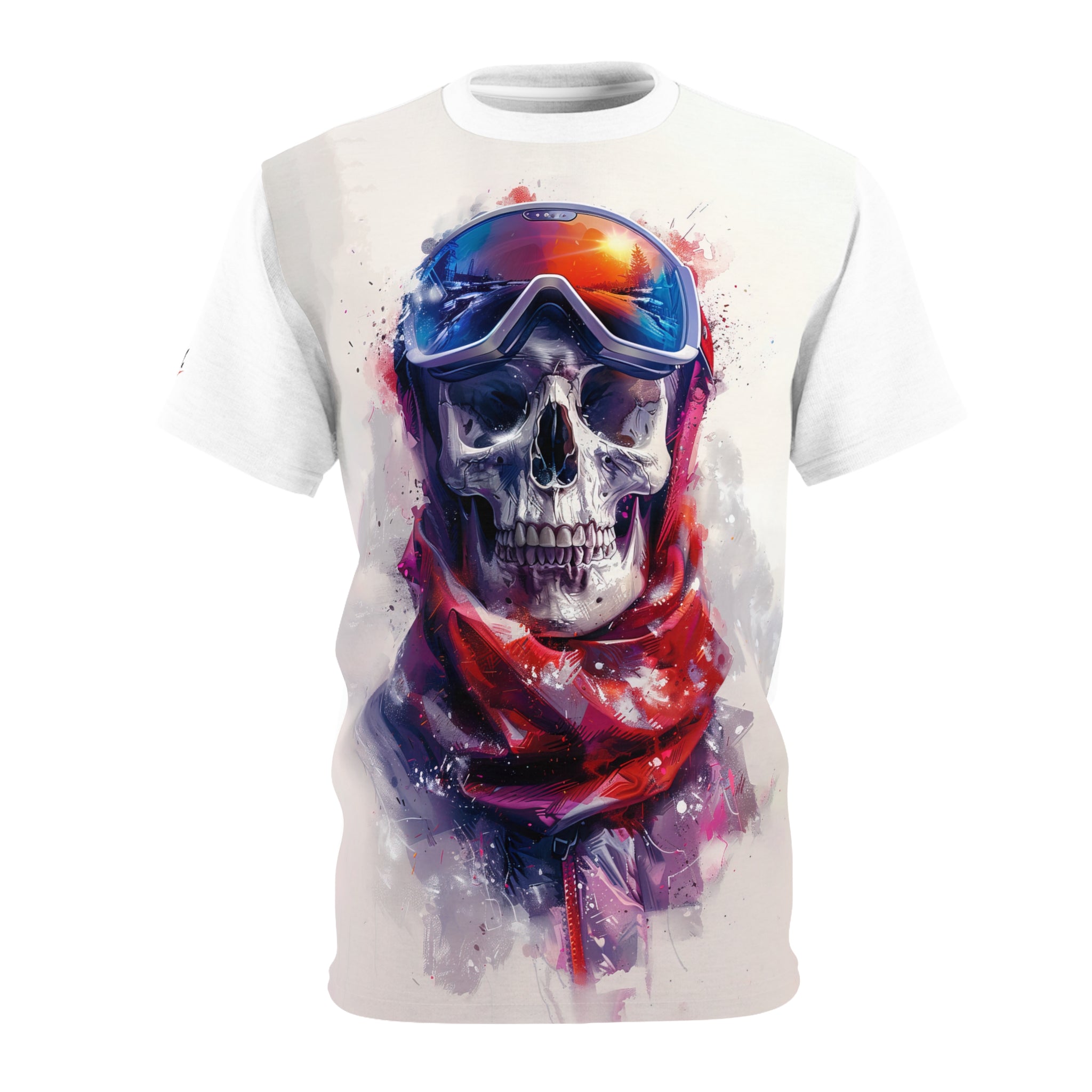 Skeleton Riderz - Snowmobile - Unisex Tee Shirt - TG0109