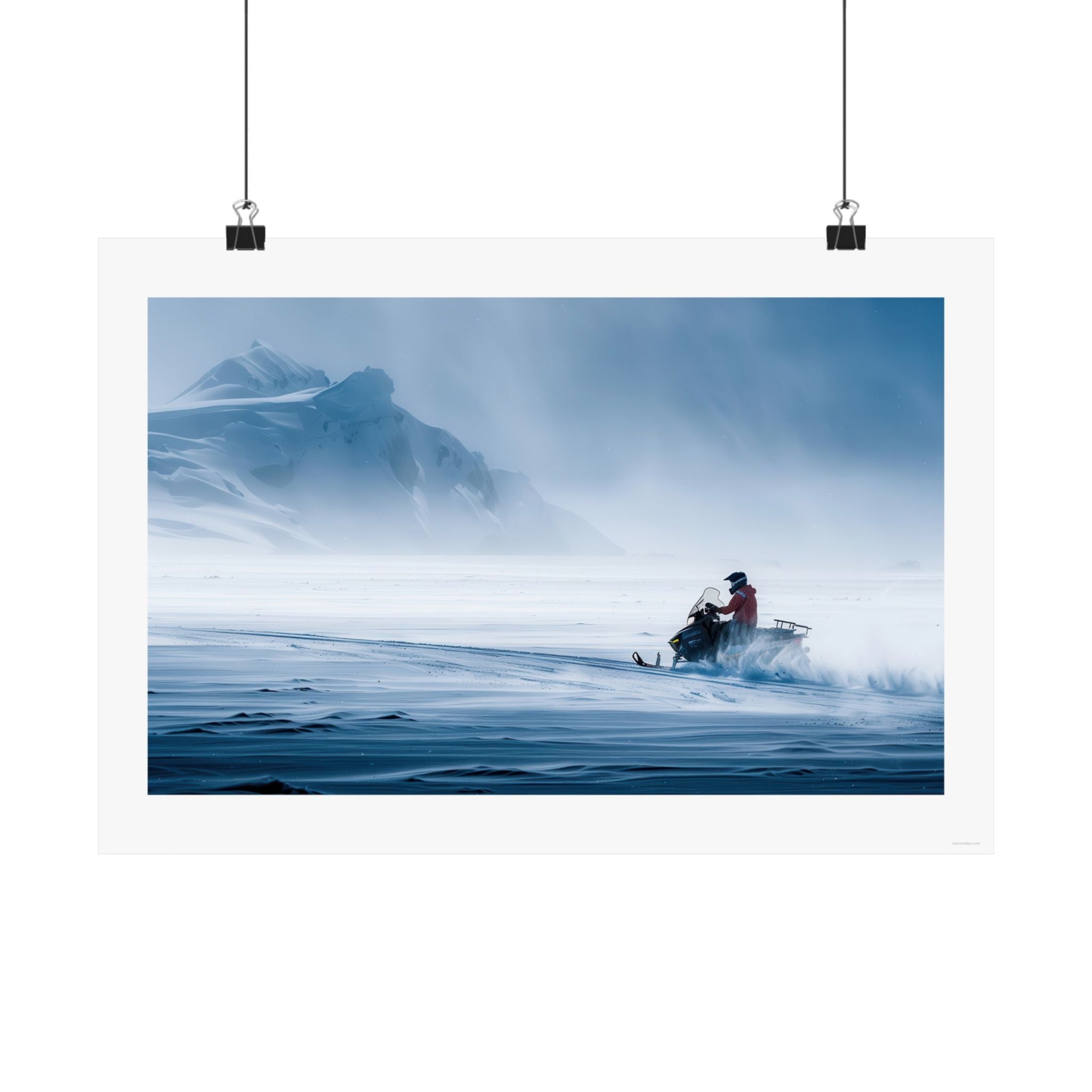 Arctic Drive - Snowmobile - Gallery Print Poster - DC0167