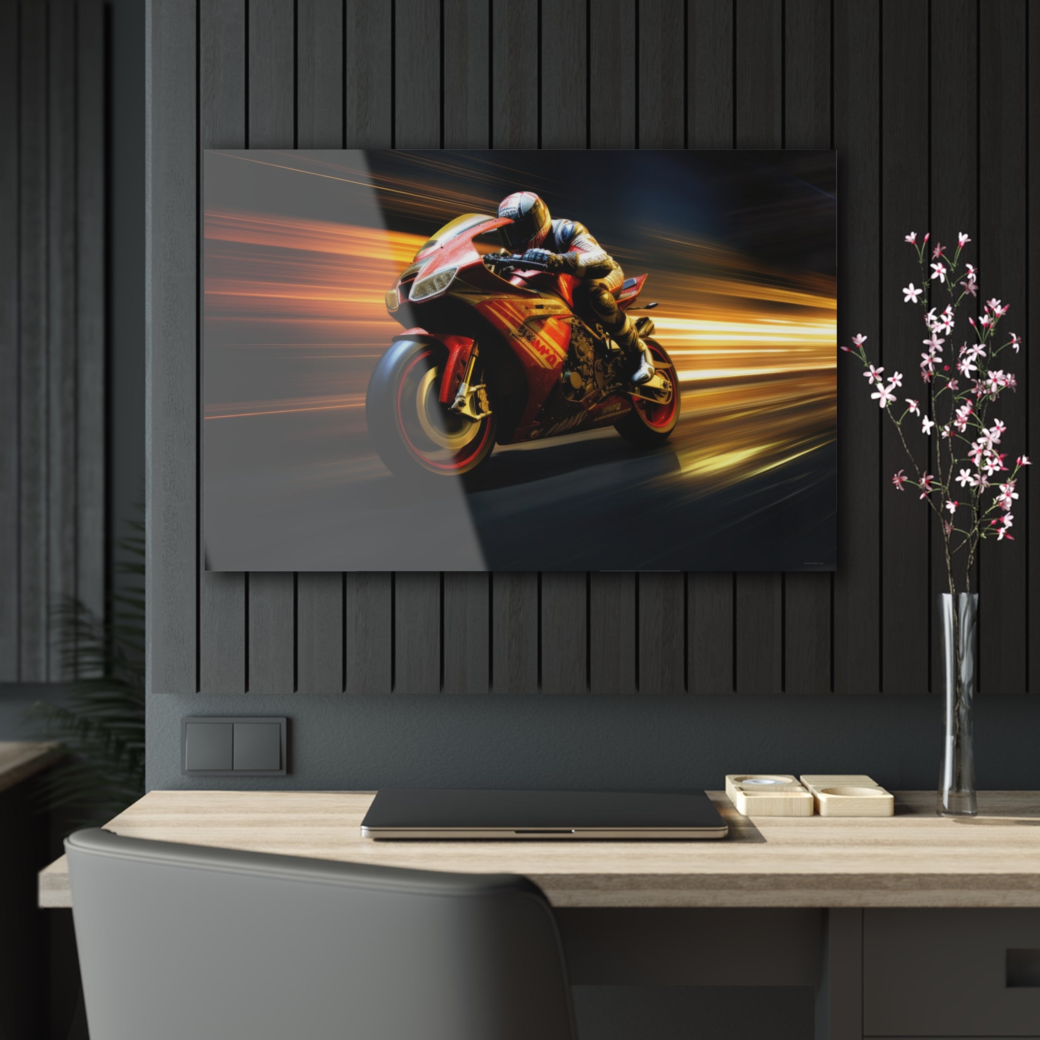 Accelerate - Motorcycle - Acrylic Print - DC0125