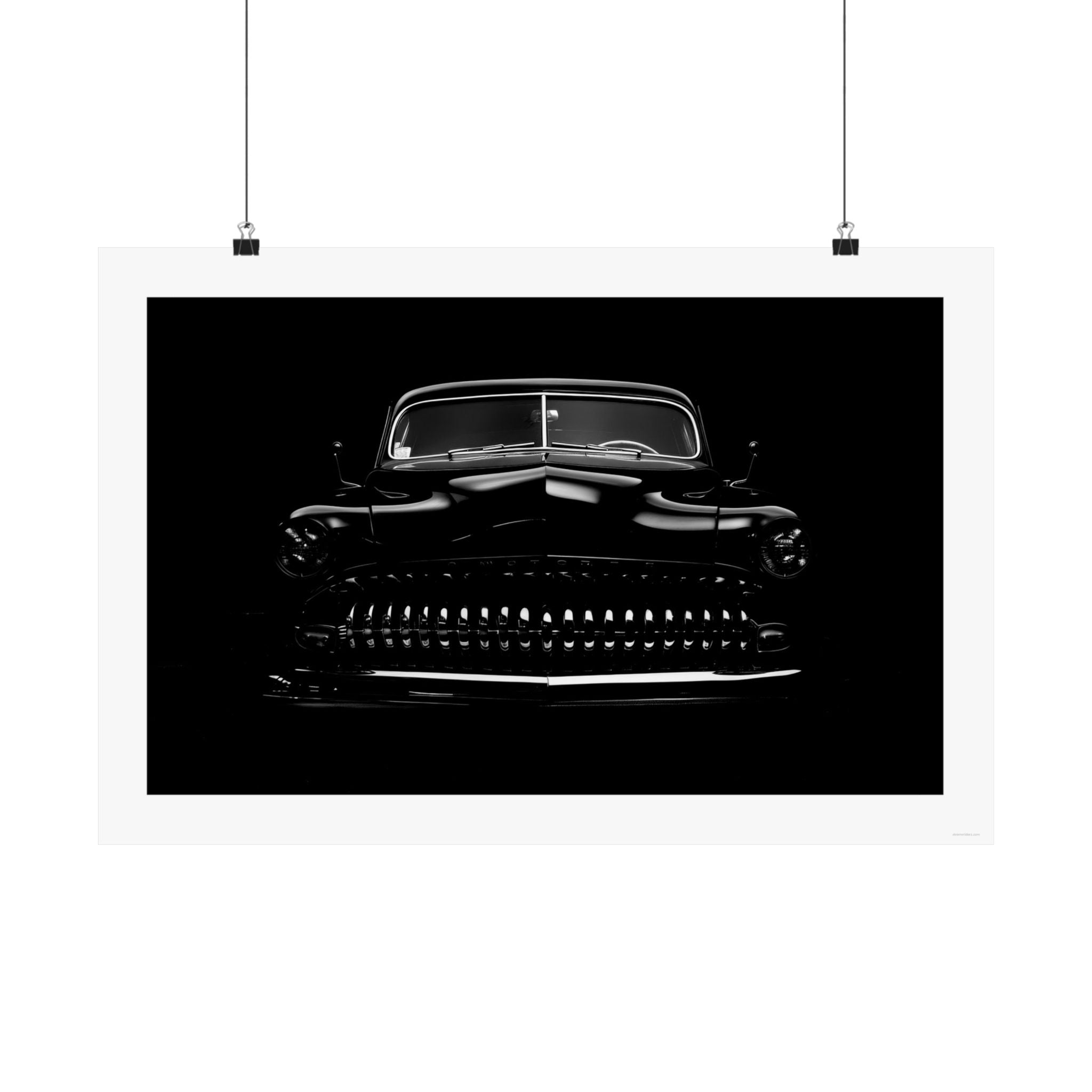 Chopped Merc - Auto - Gallery Print Poster - DC0129