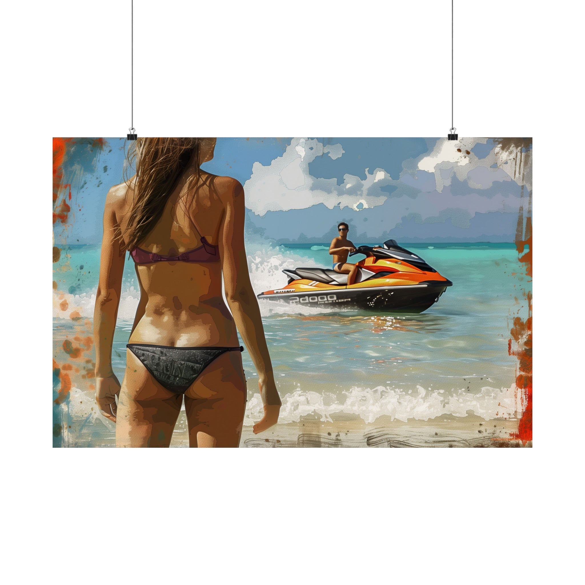 Showing Off~Xtreme Riderz Jet Ski Poster