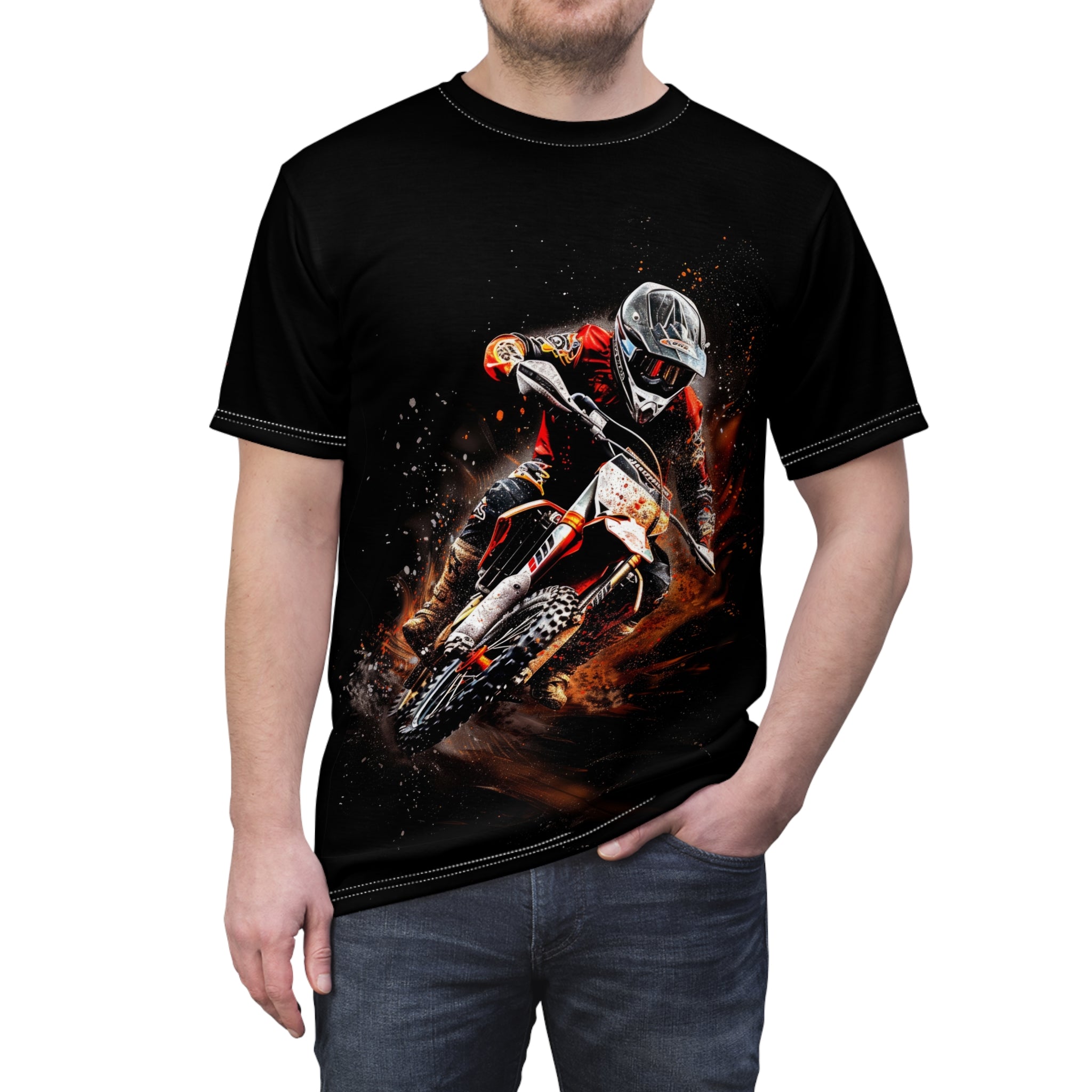 Getting Dirty - Motorcycle - Men's Tee Shirt - DC0109