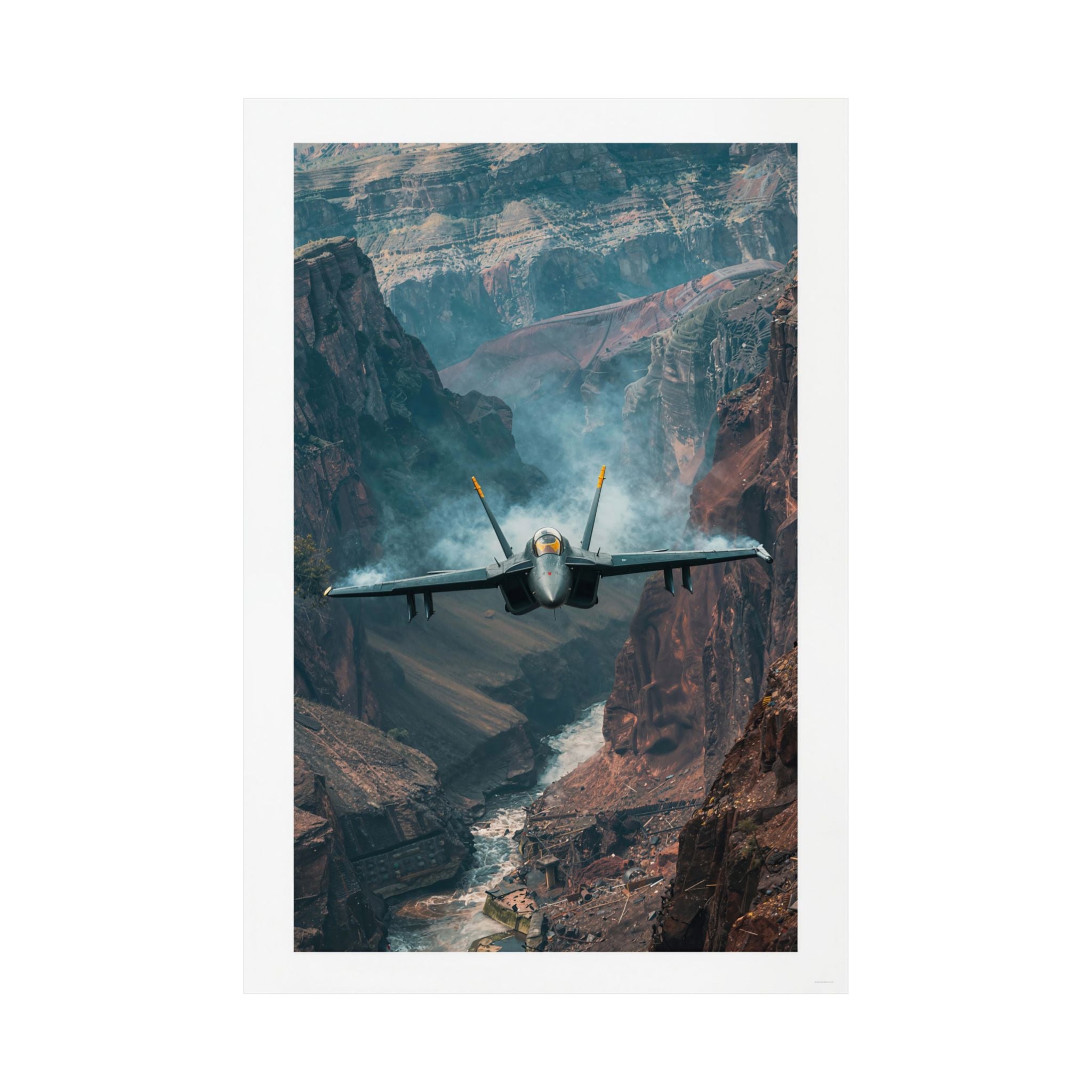 Grand Canyon Jet - Aviation - Gallery Print Poster - DC0148