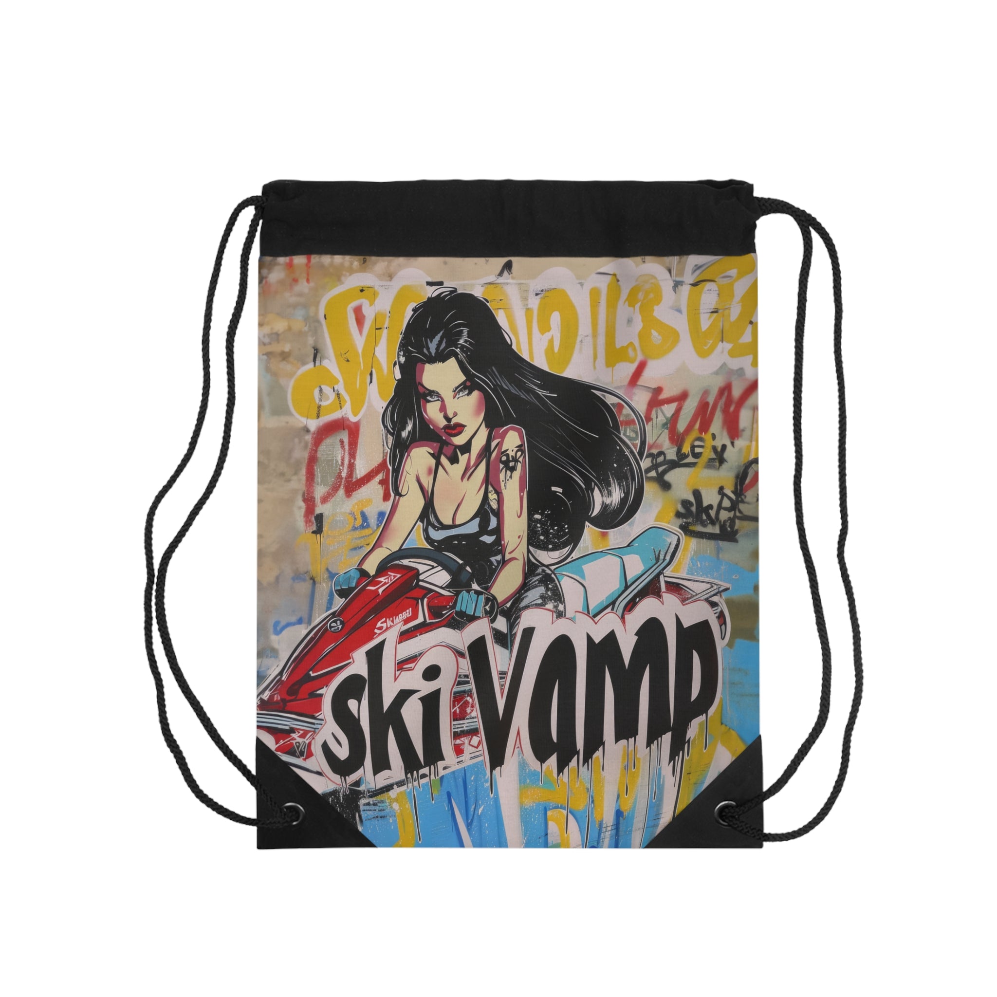 Ski Vamp Drawstring Bag