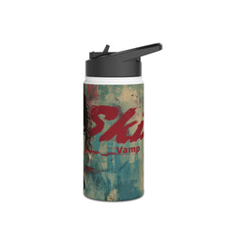 Ski Vamp Stainless Steel Water Bottle, Standard Lid