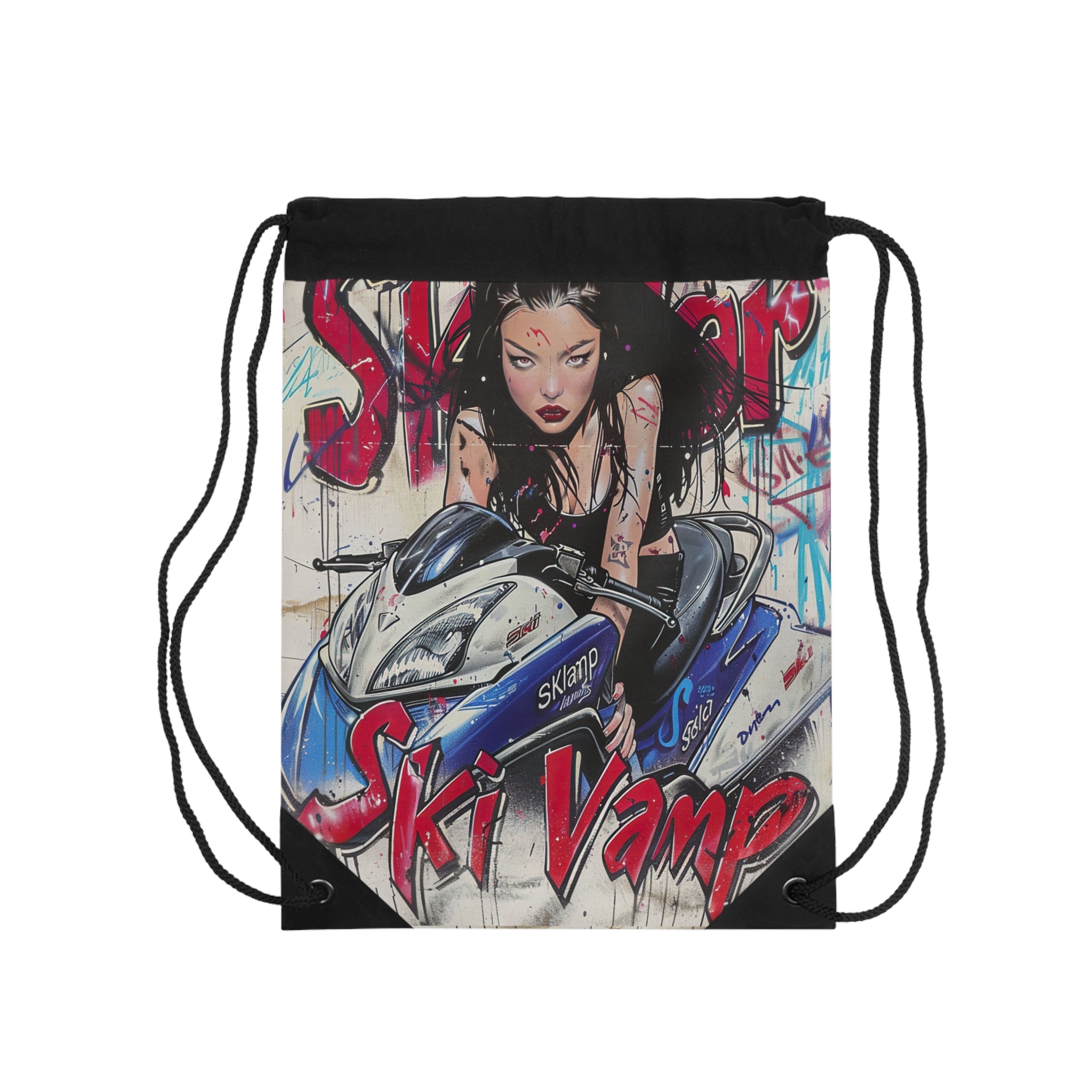 Ski Vamp Drawstring Bag