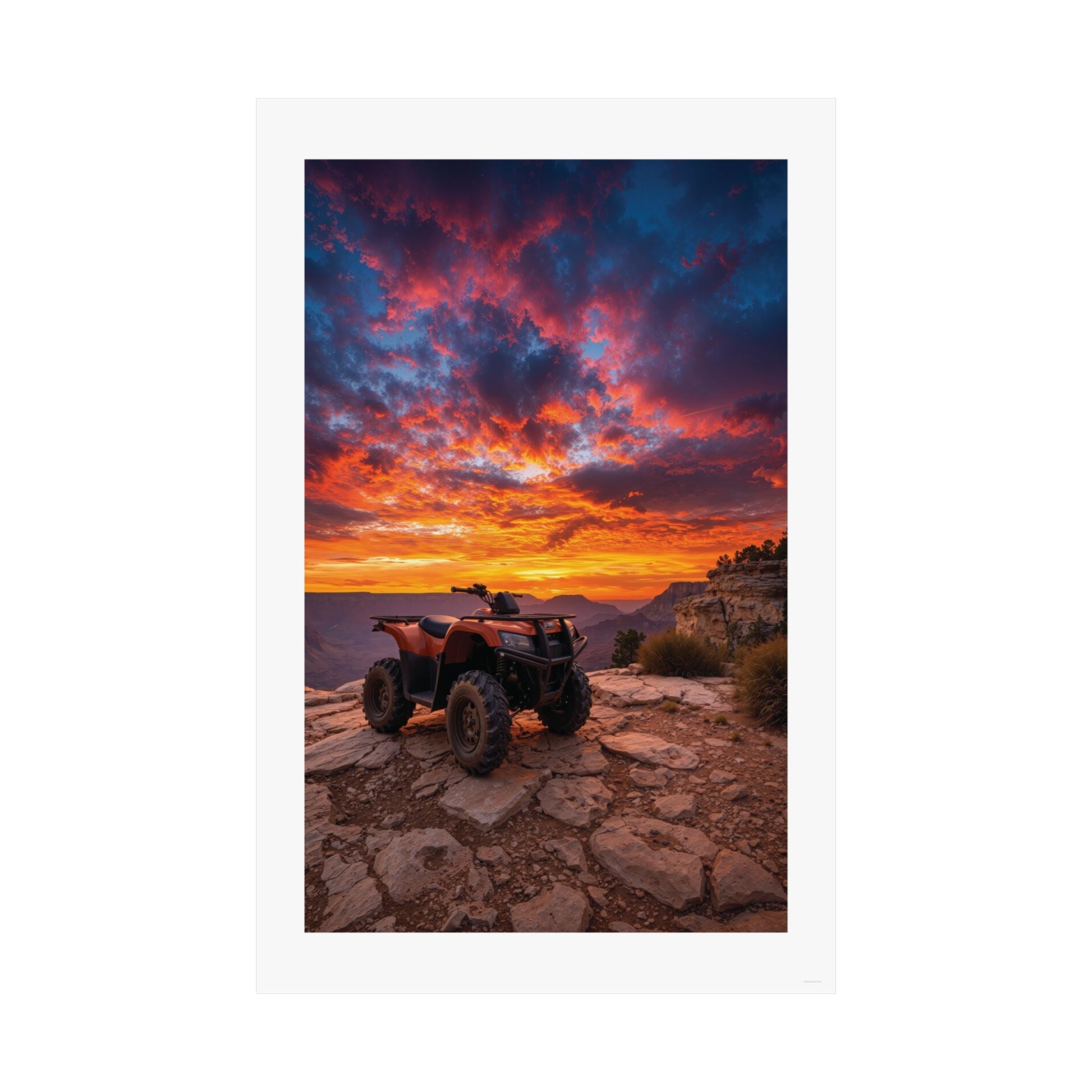 Living on the Edge - ATV/UTV - Gallery Print Poster - DC0279