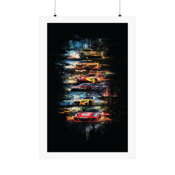 Exotic Lineup -  Auto - Gallery Print Poster - DC0215