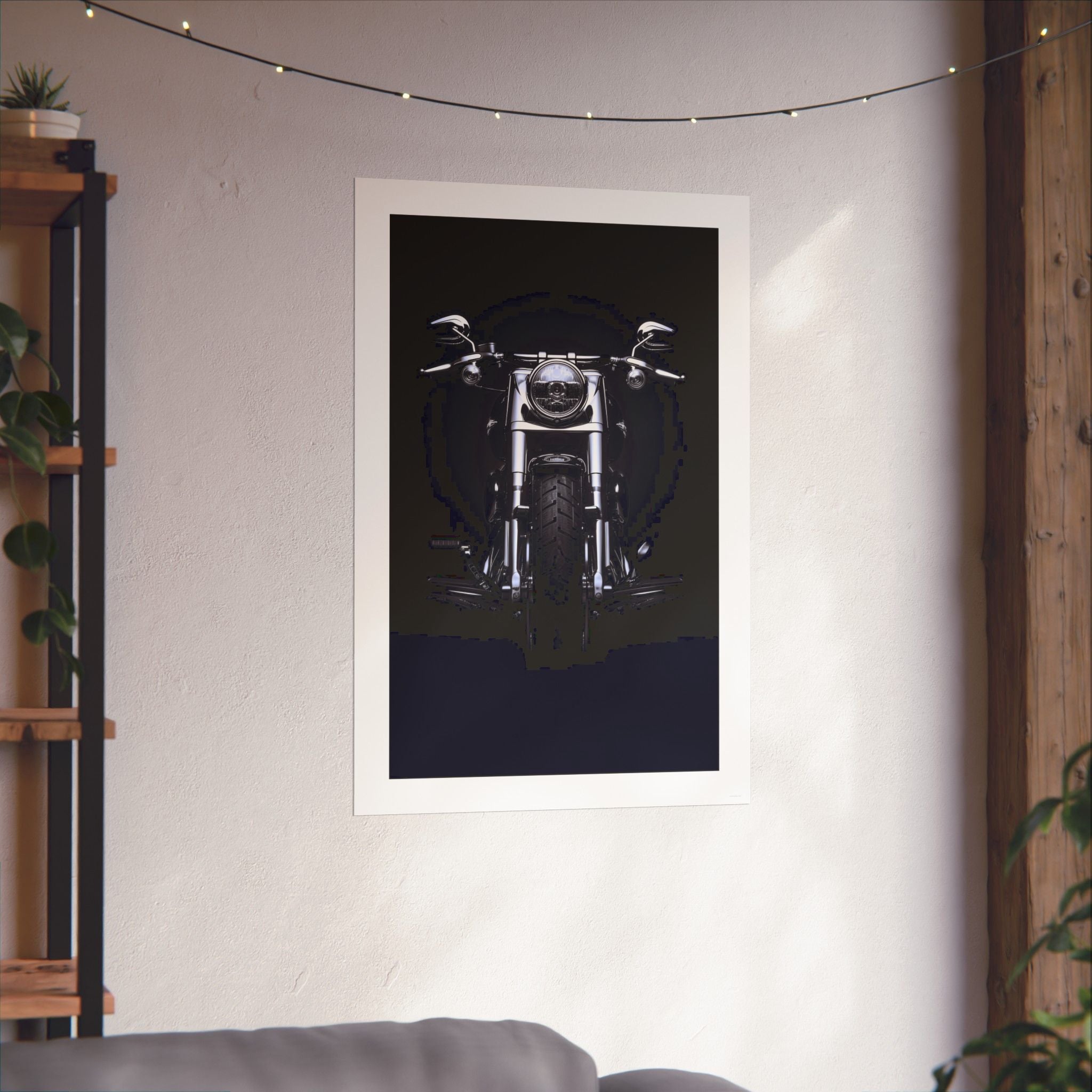 Dreaming in Chrome - Motorcycle - Gallery Print Poster - DC0121