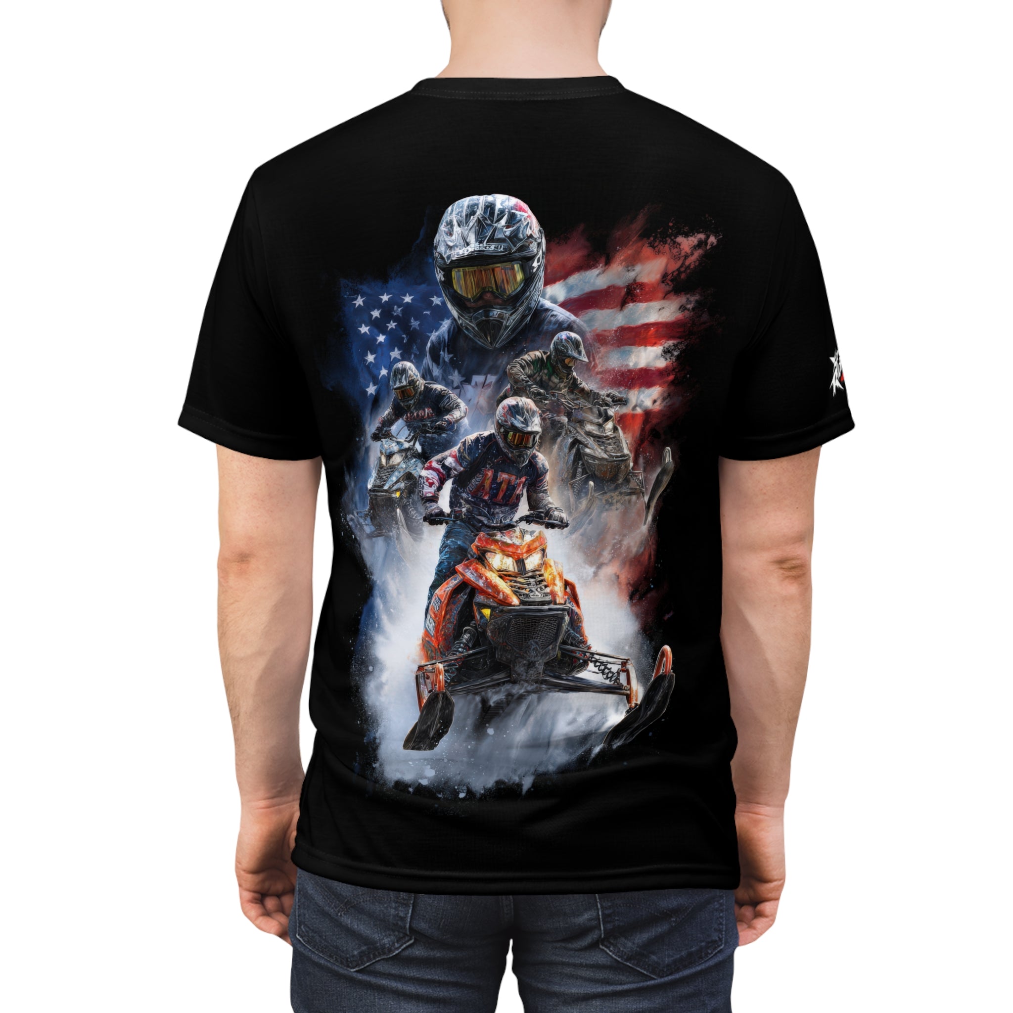 Team America - Snowmobile - Men's Tee Shirt - DC0266