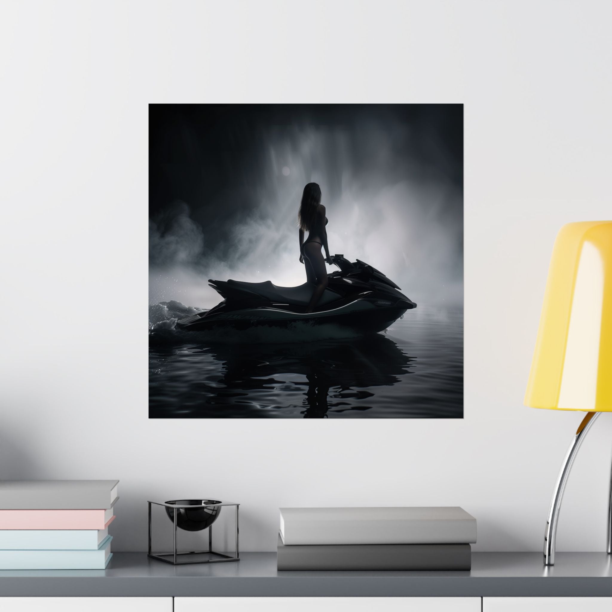 Silhouette in the Mist - Watersports - Poster - TG0111