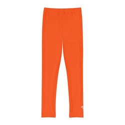 Orange Youth Full-Length Leggings- Xtreme Kidz