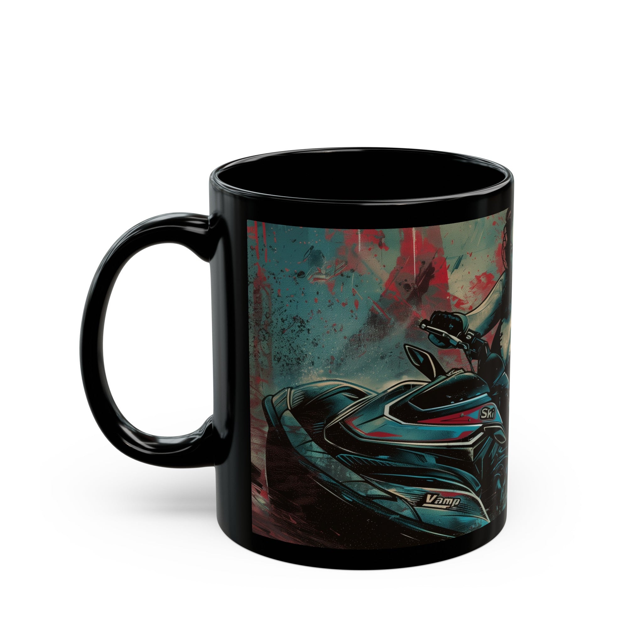 Ski Vamp Xtreme Riderz Black Mug (11oz, 15oz)