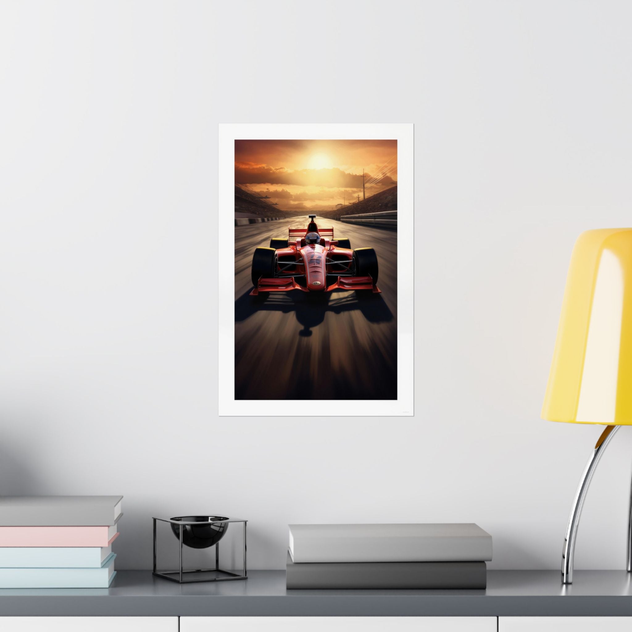 Full Front Formula Car - Auto - Gallery Print Poster - DC0140