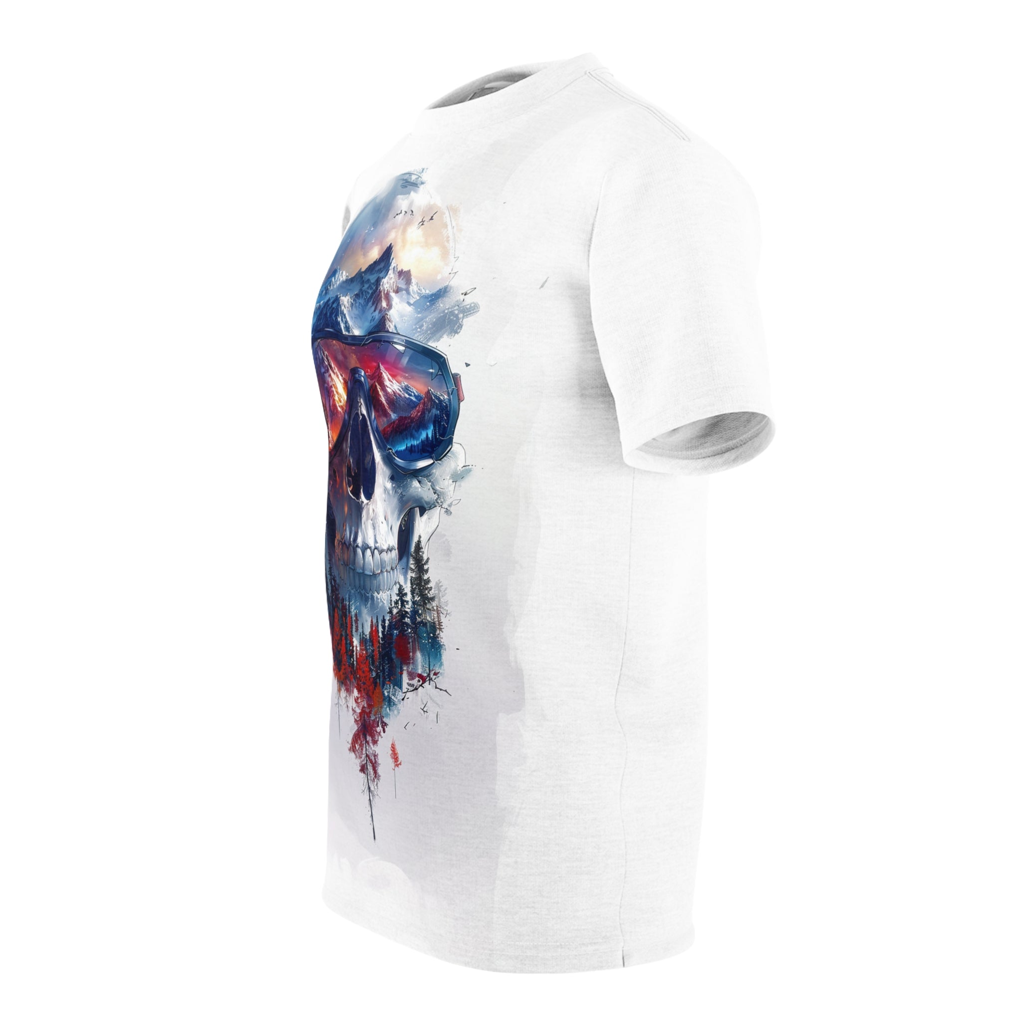 Skeleton Riderz - Snowmobile - Unisex Tee Shirt - TG0106