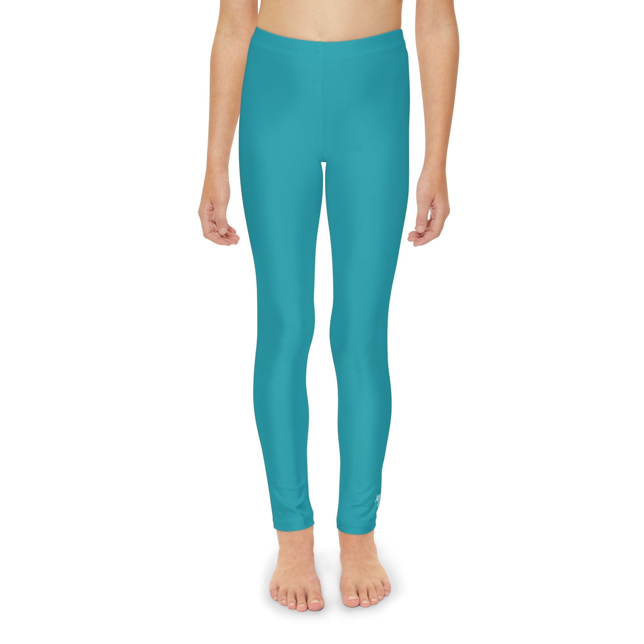 Teal Youth Full-Length Leggings- Xtreme Kidz