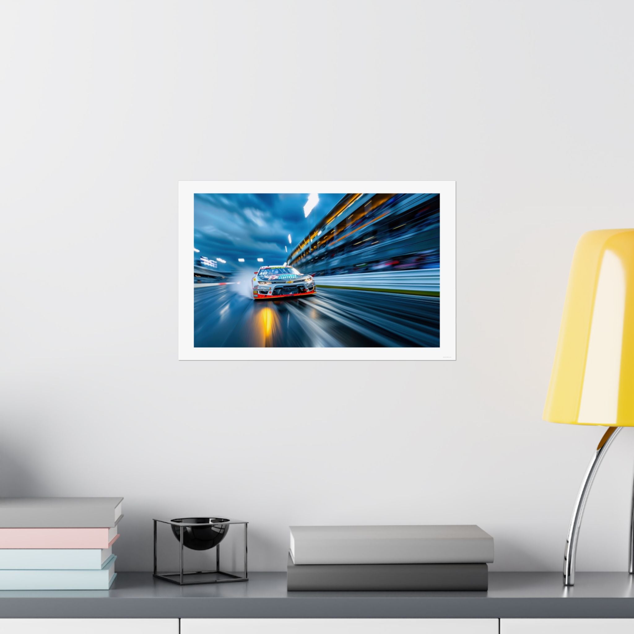 Daytona 500 at Dusk - Auto - Gallery Print Poster - DC0131