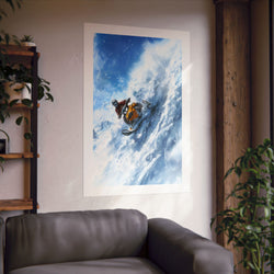 Cliff Hanger -  Snowmobile - Gallery Print Poster - DC0164