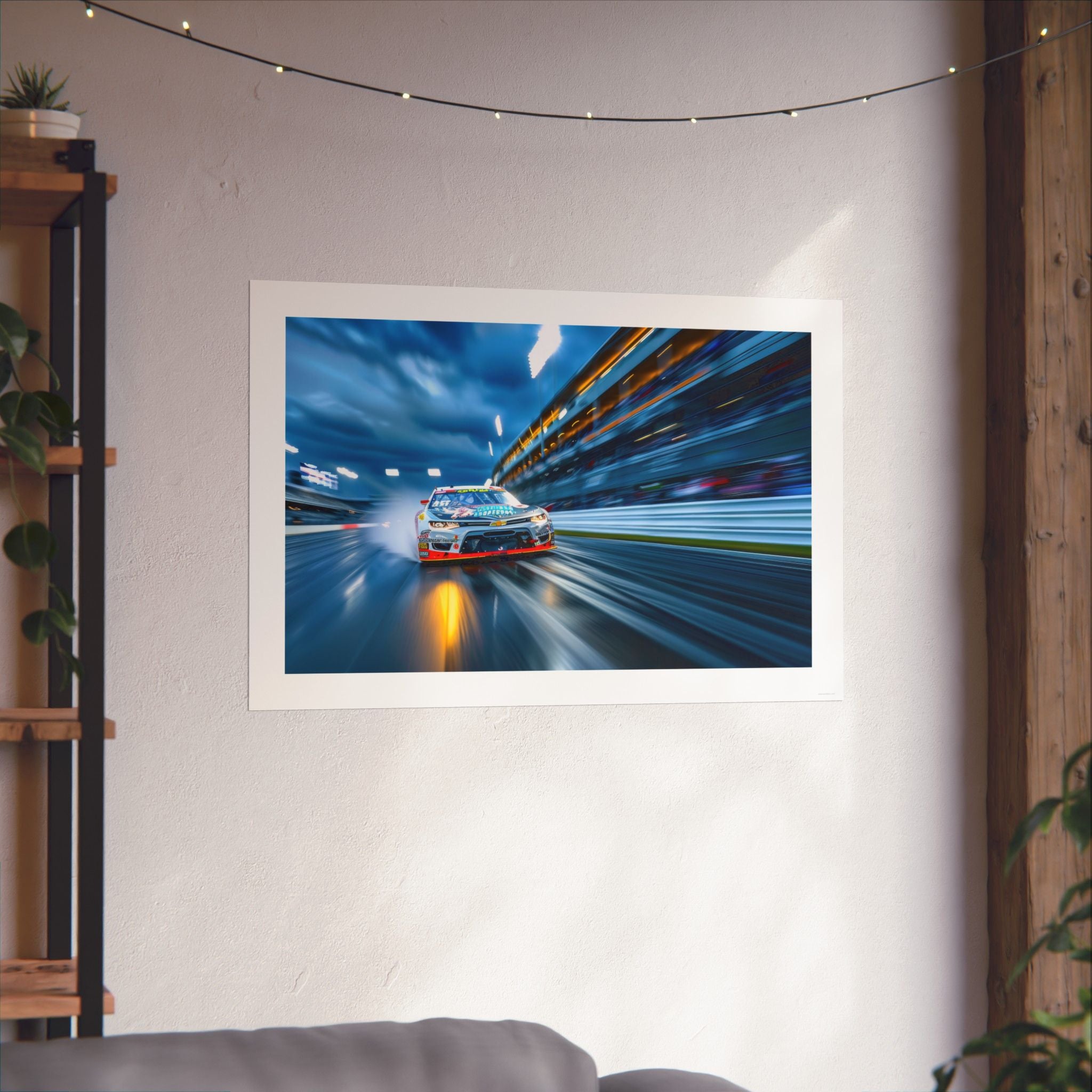 Daytona 500 at Dusk - Auto - Gallery Print Poster - DC0131