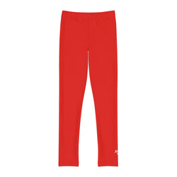 Red Youth Full-Length Leggings- Xtreme Kidz